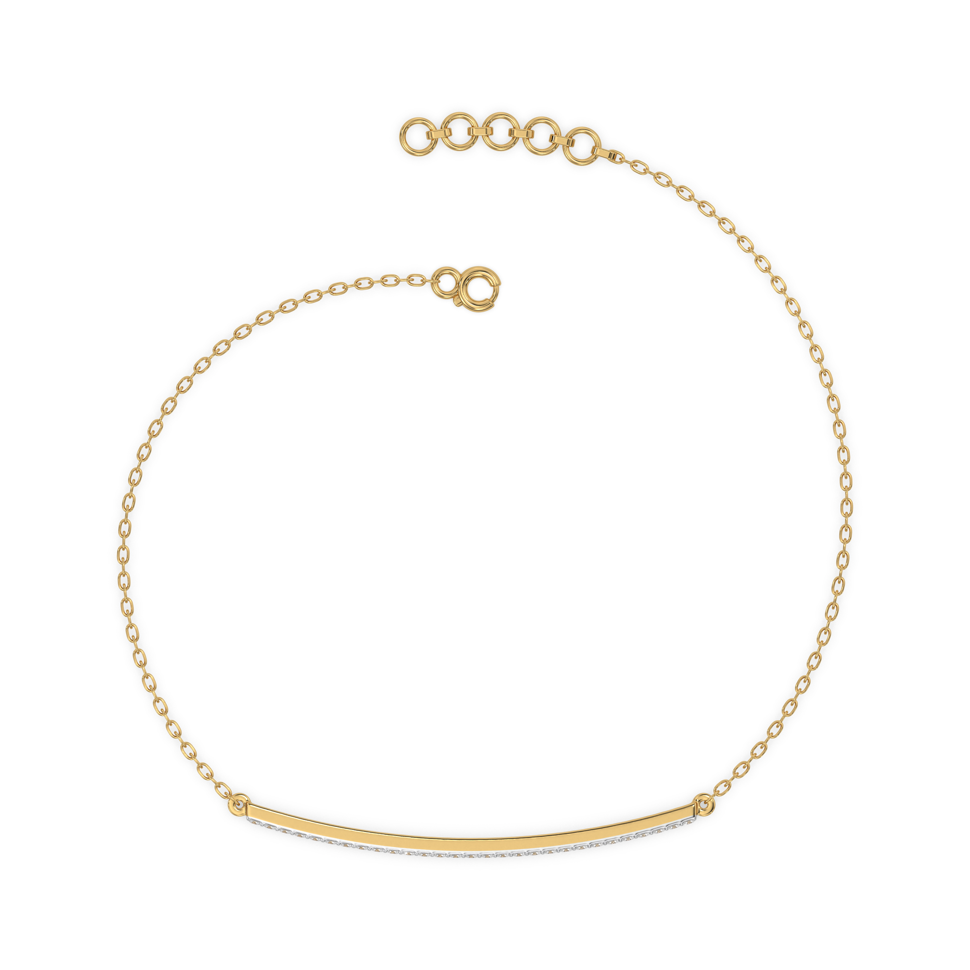 0.27ct Lab Grown Diamond Bracelet in 18kt Gold Vermeil - Fiona Diamonds - Fiona Diamonds