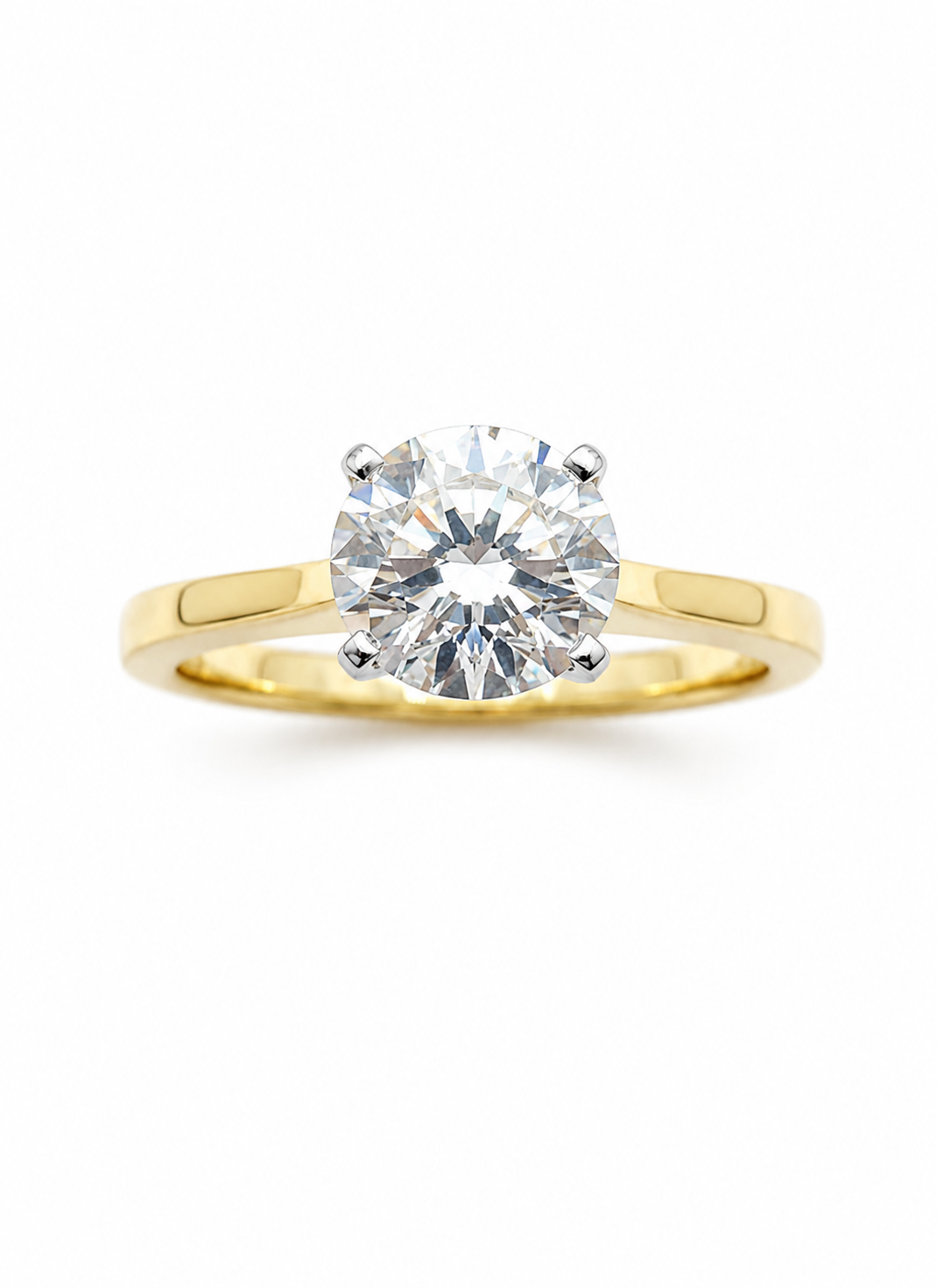 Ether Twist 54 Pointer Lab Diamond Ring