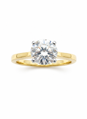 Ether Twist 54 Pointer Lab Diamond Ring
