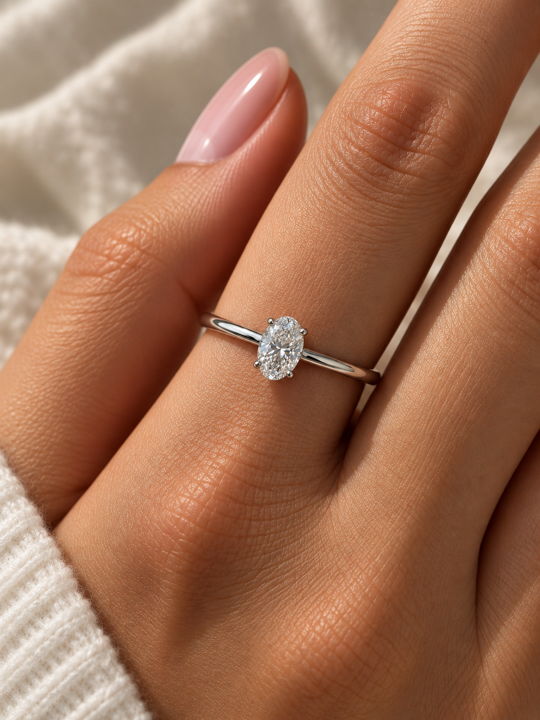Nirven Drolsith Lab Grown Diamond Ring