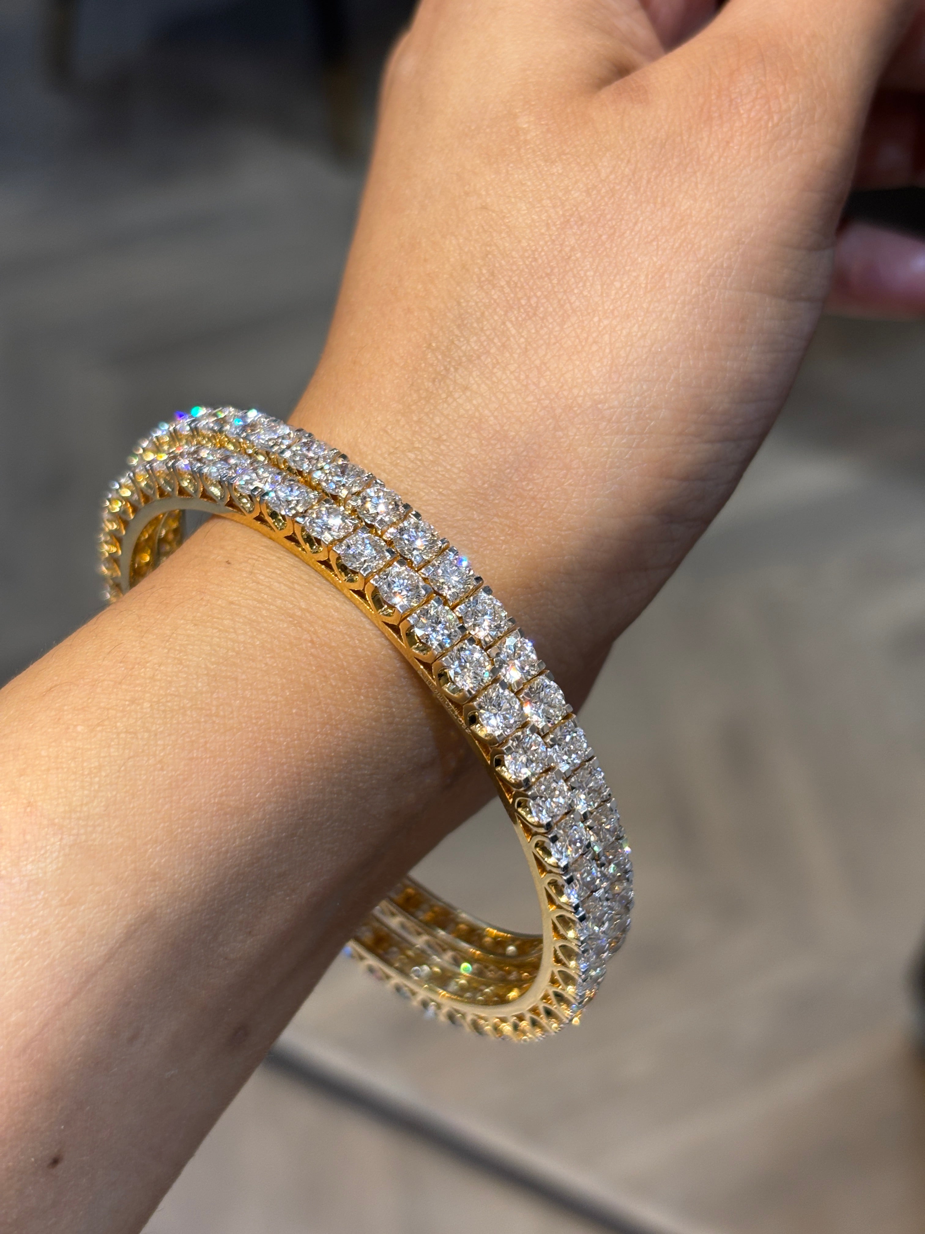 Noble Crest Lab Diamond Bangle