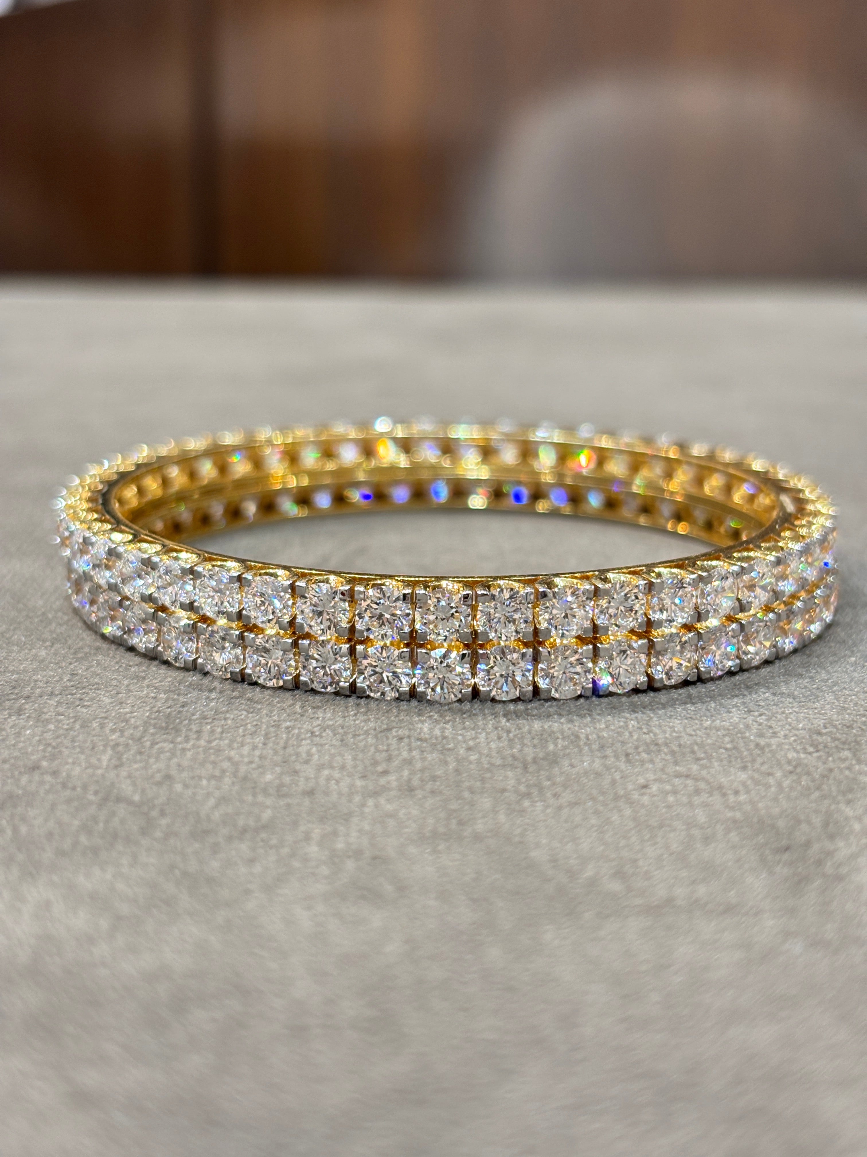 Noble Crest Lab Diamond Bangle