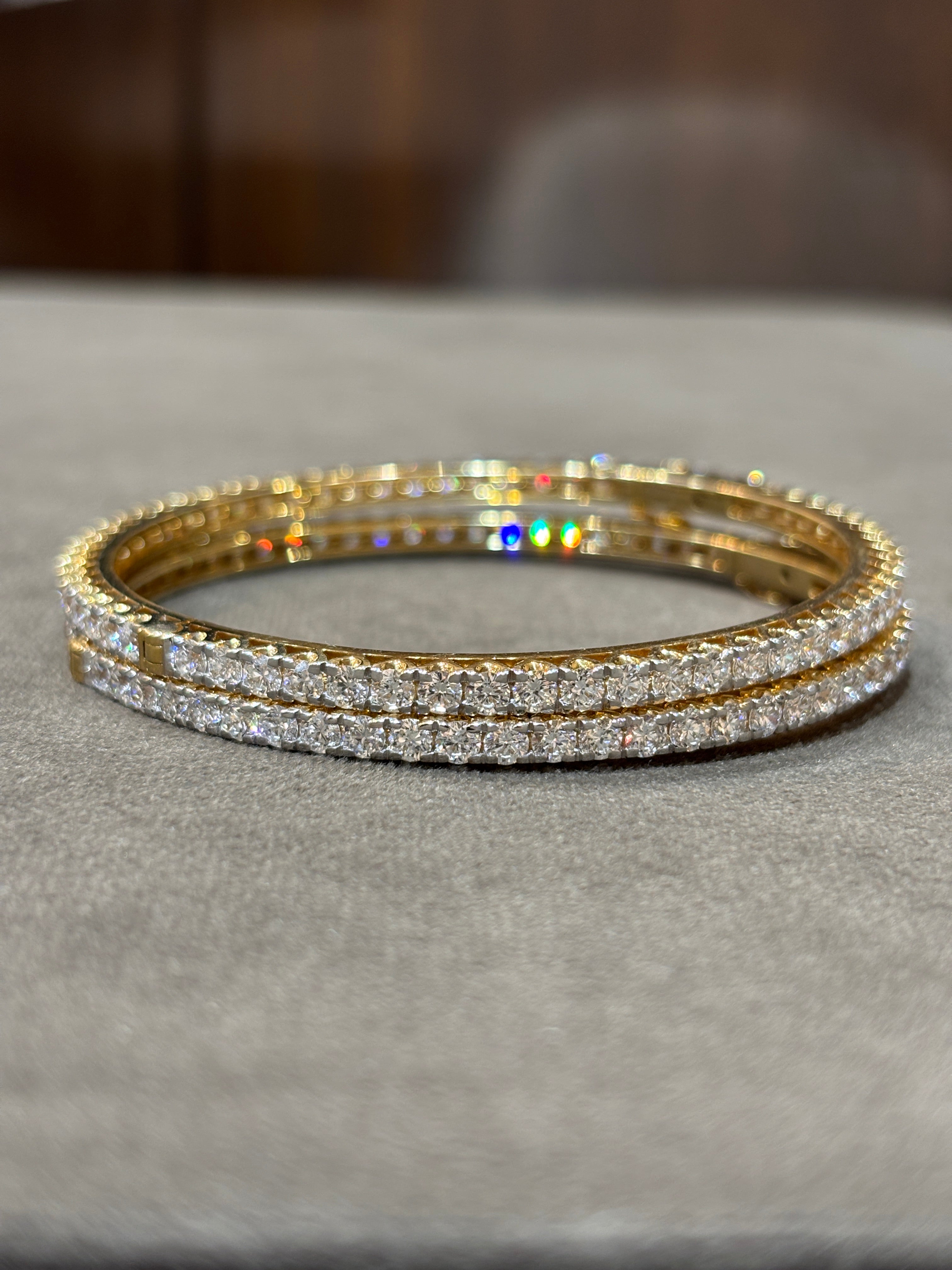 Royal Bloom Lab Diamond Bangle