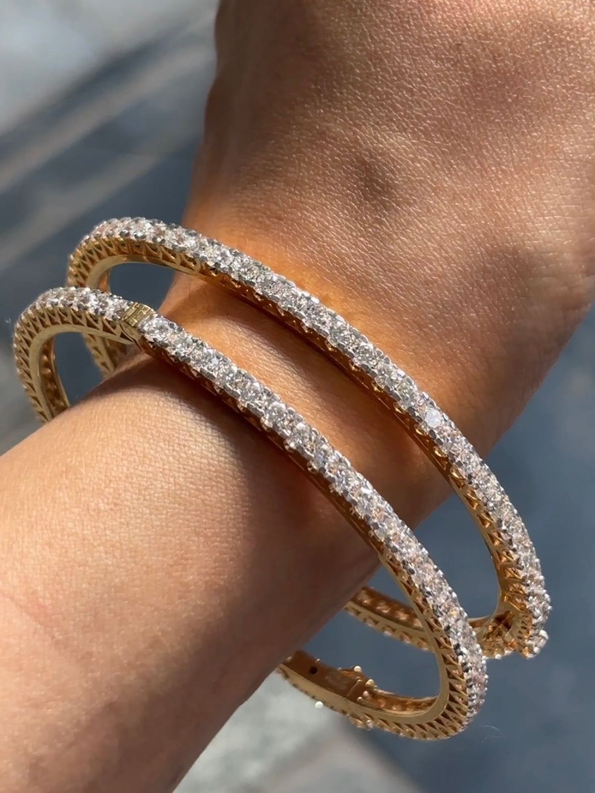 Royal Bloom Lab Diamond Bangle