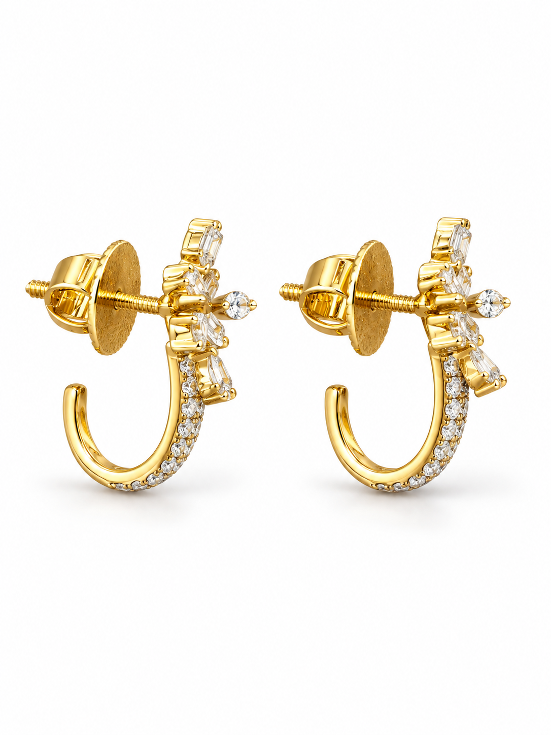 Aubrey Freesia Lab Diamond Earrings