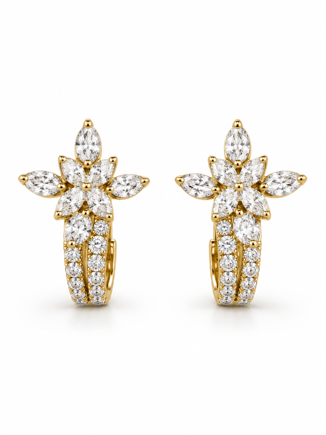 Aubrey Freesia Lab Diamond Earrings