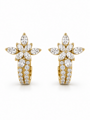 Aubrey Freesia Lab Diamond Earrings