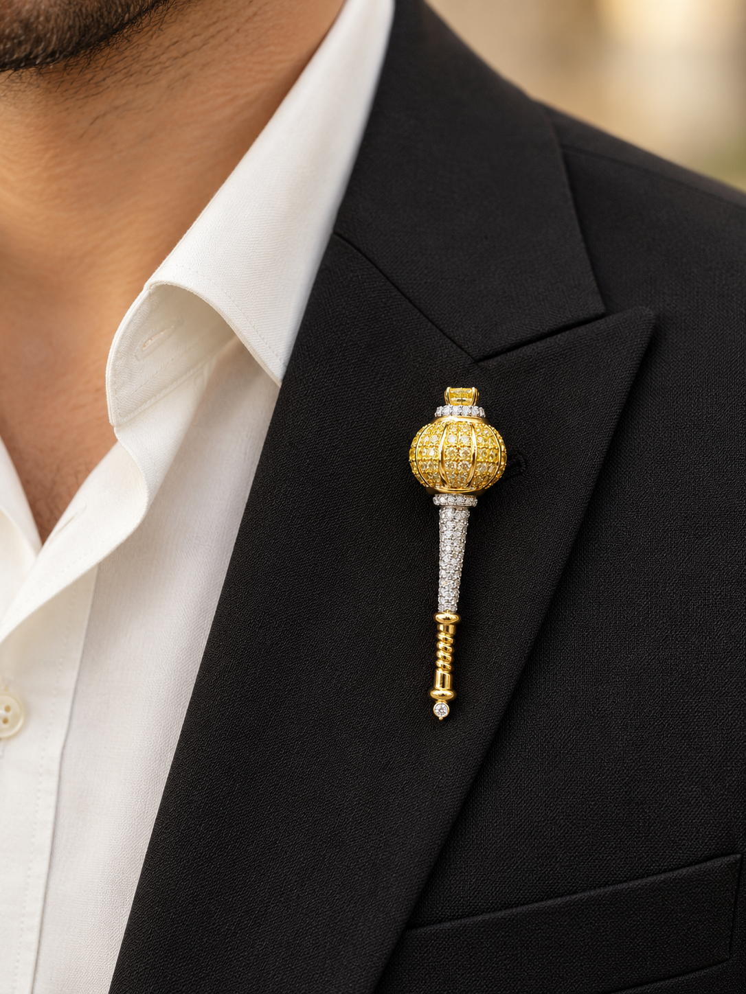Selvorne Caldrith Lab Grown Diamond Brooch