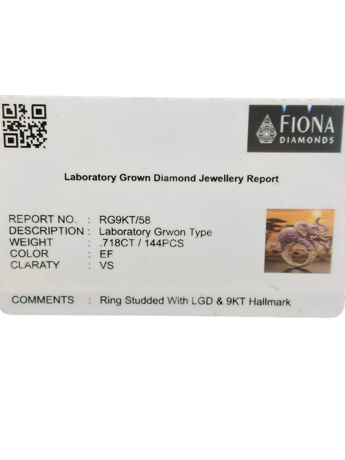 Thyrvane Elcorn Lab Grown Diamond Ring