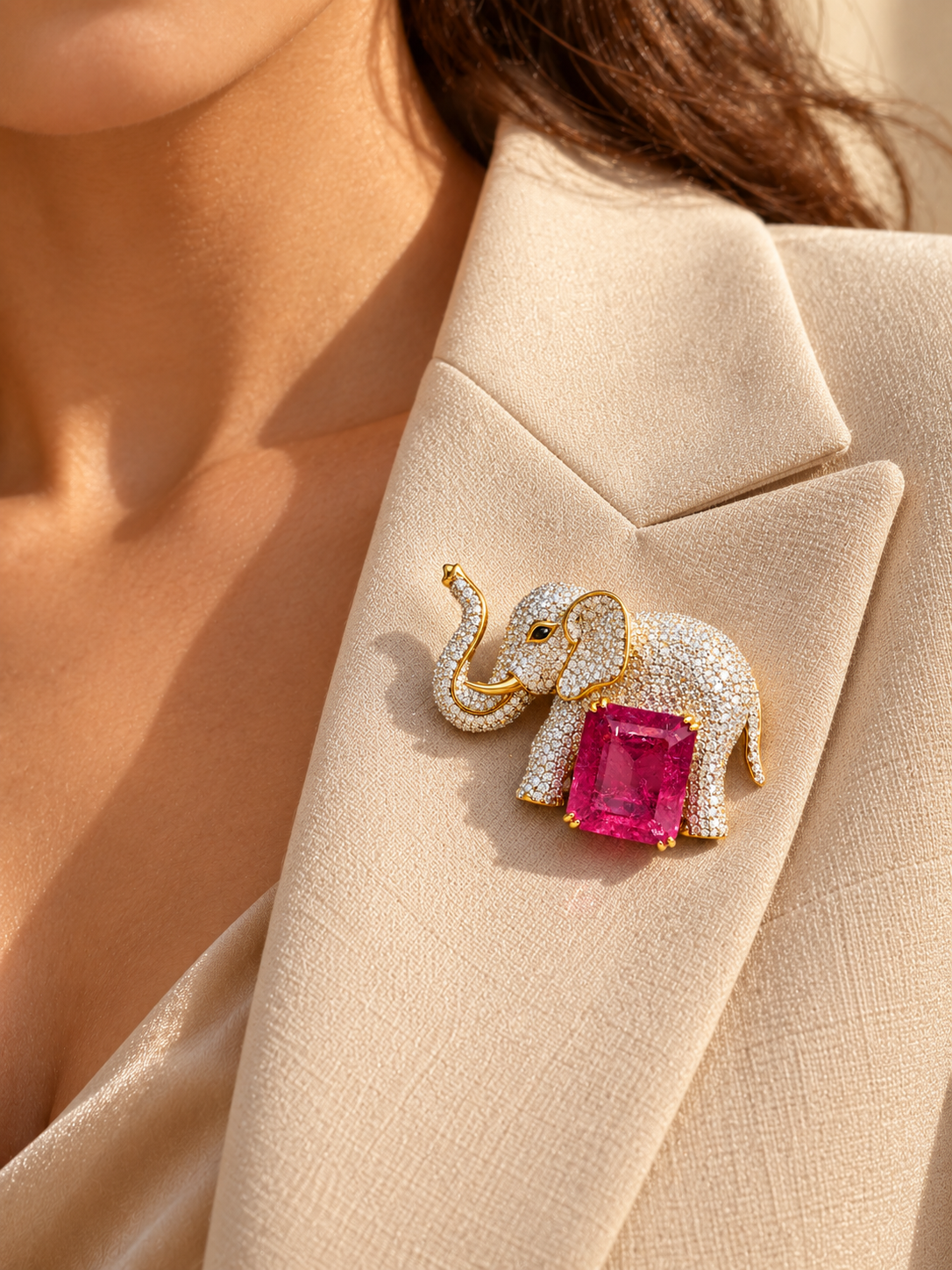Hira Arc Lab Diamond Brooch