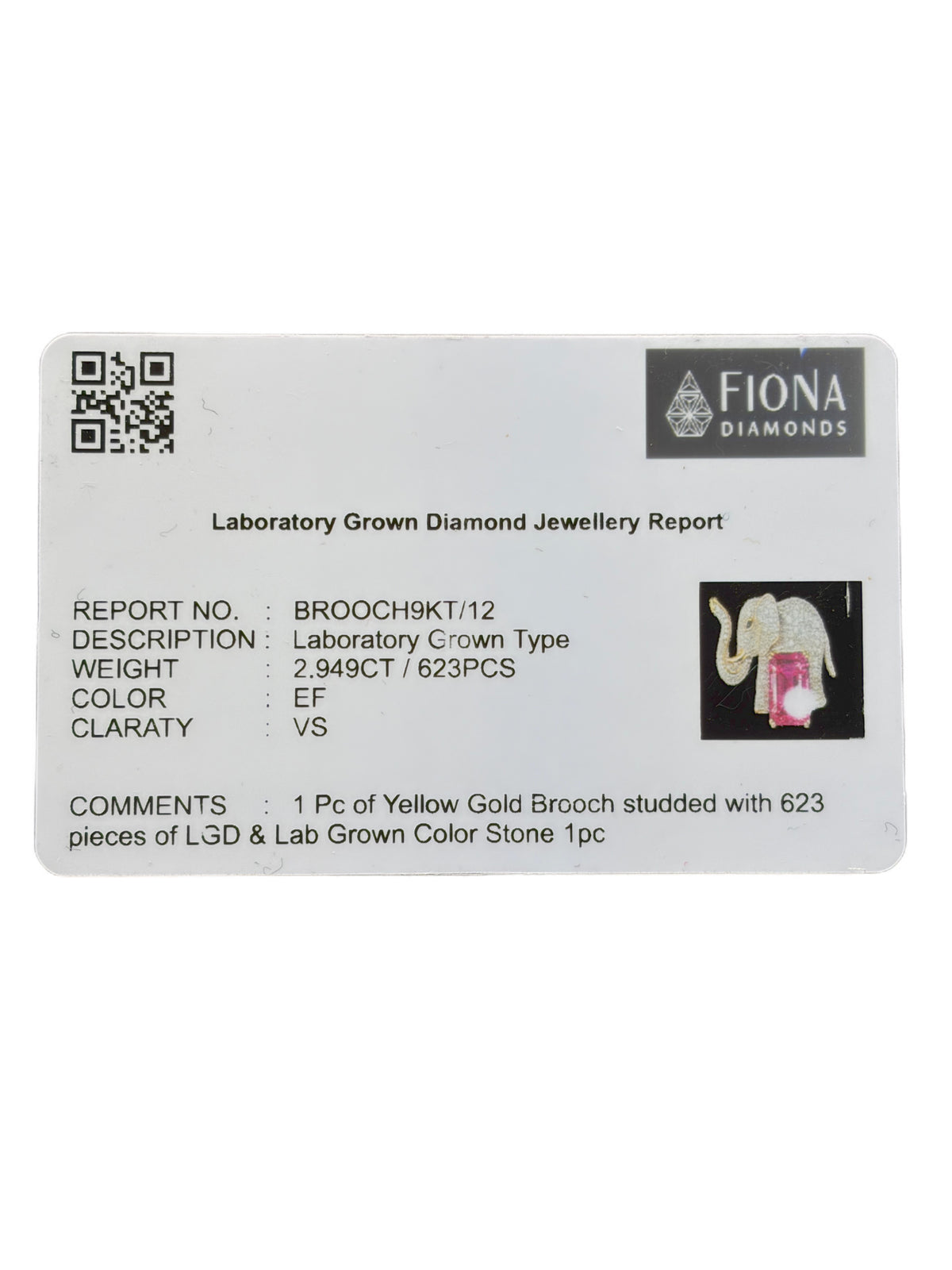 Hira Arc Lab Diamond Brooch