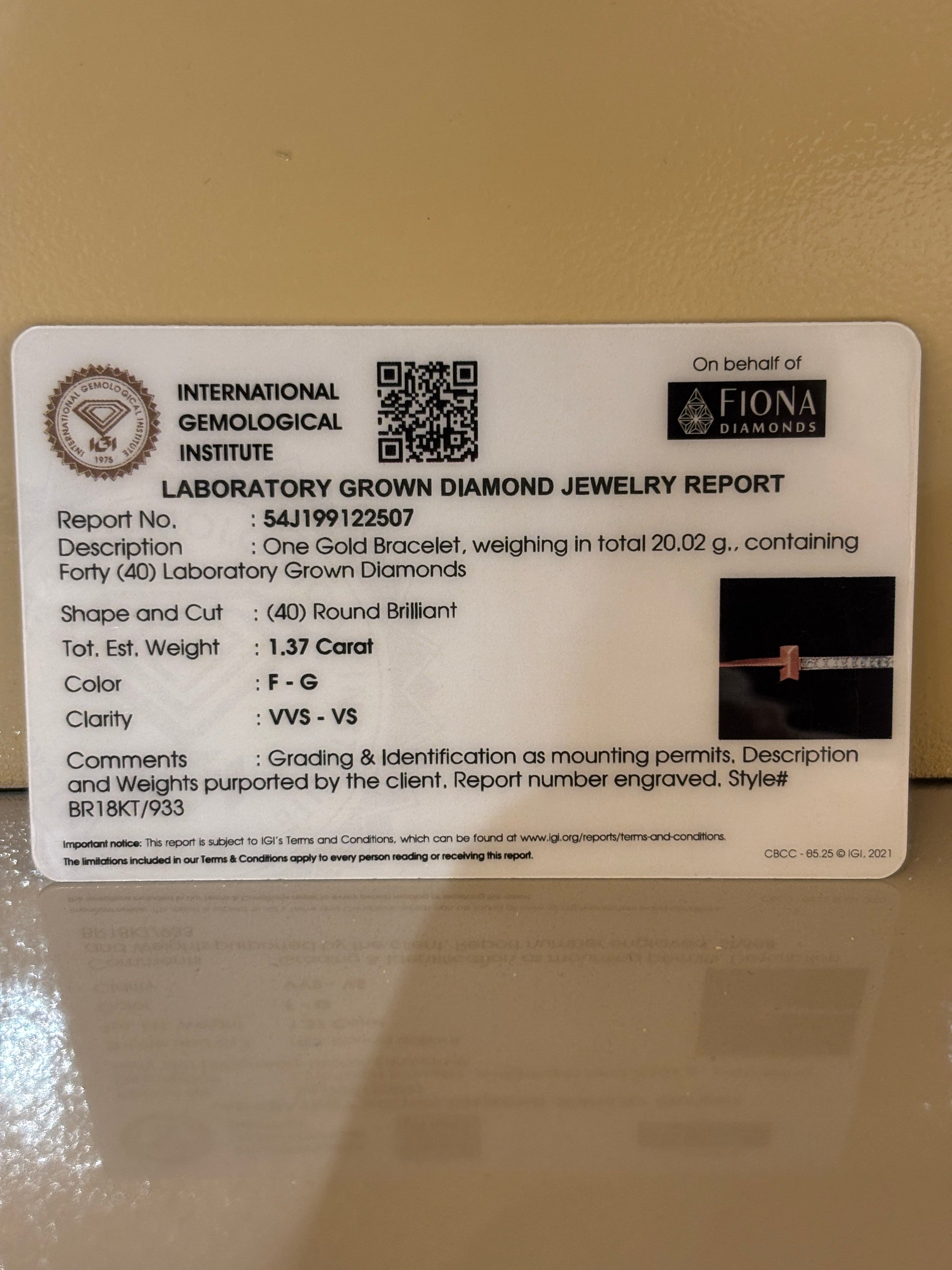 Velvet Horizon Lab Diamond Bracelet