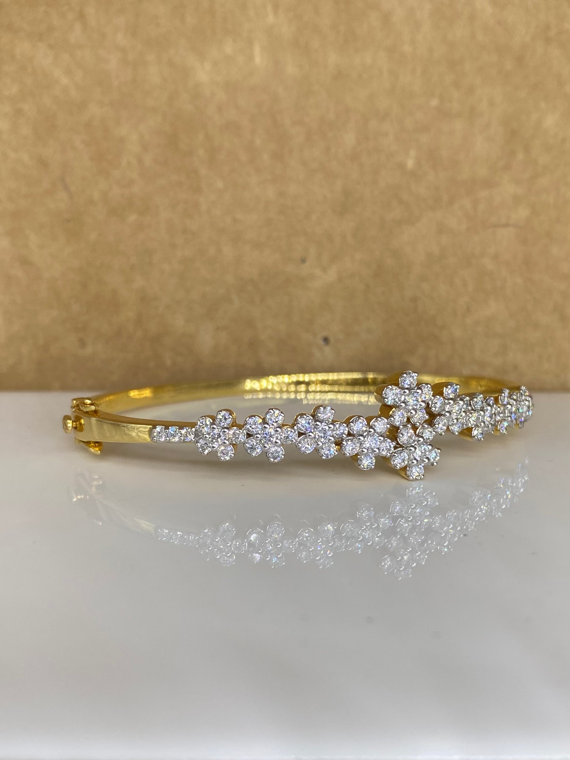 Gilded Bloom Lab Diamond Bracelet