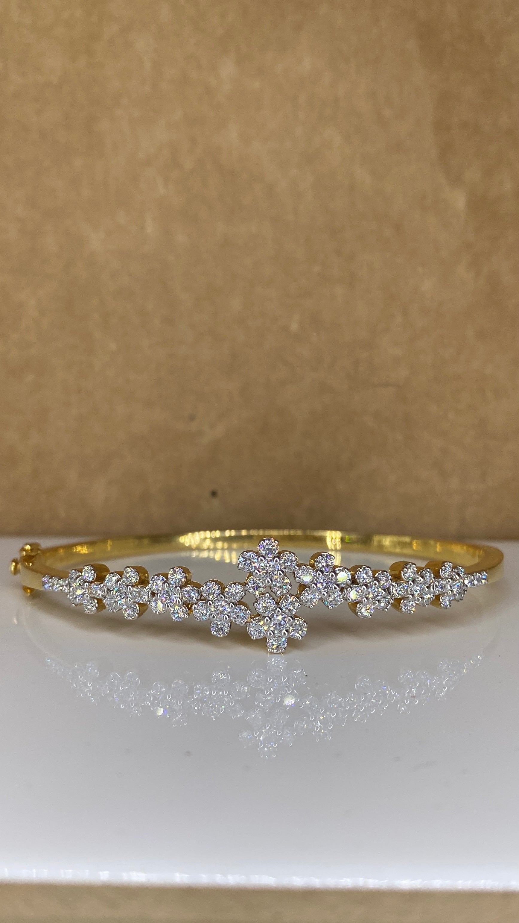 Gilded Bloom Lab Diamond Bracelet