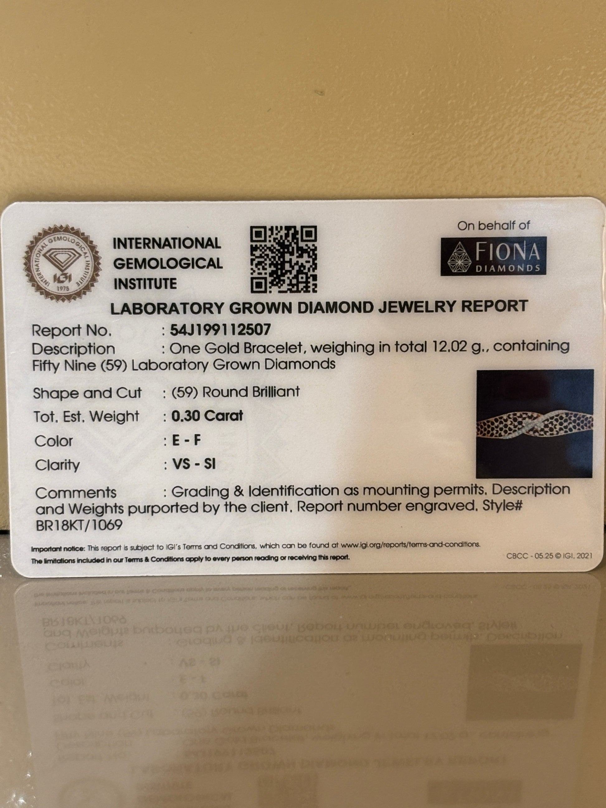 Blush Oath Lab Diamond Bracelet