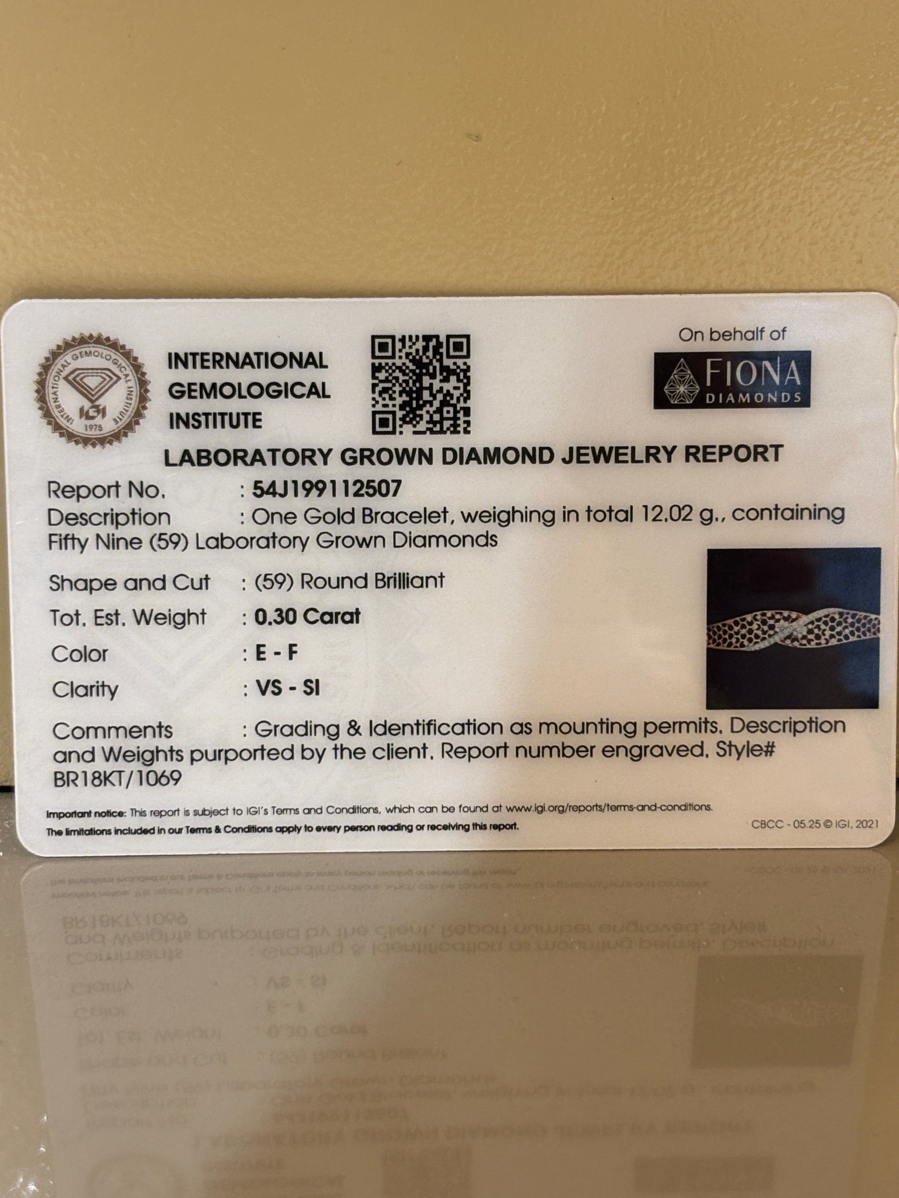 Blush Oath Lab Diamond Bracelet