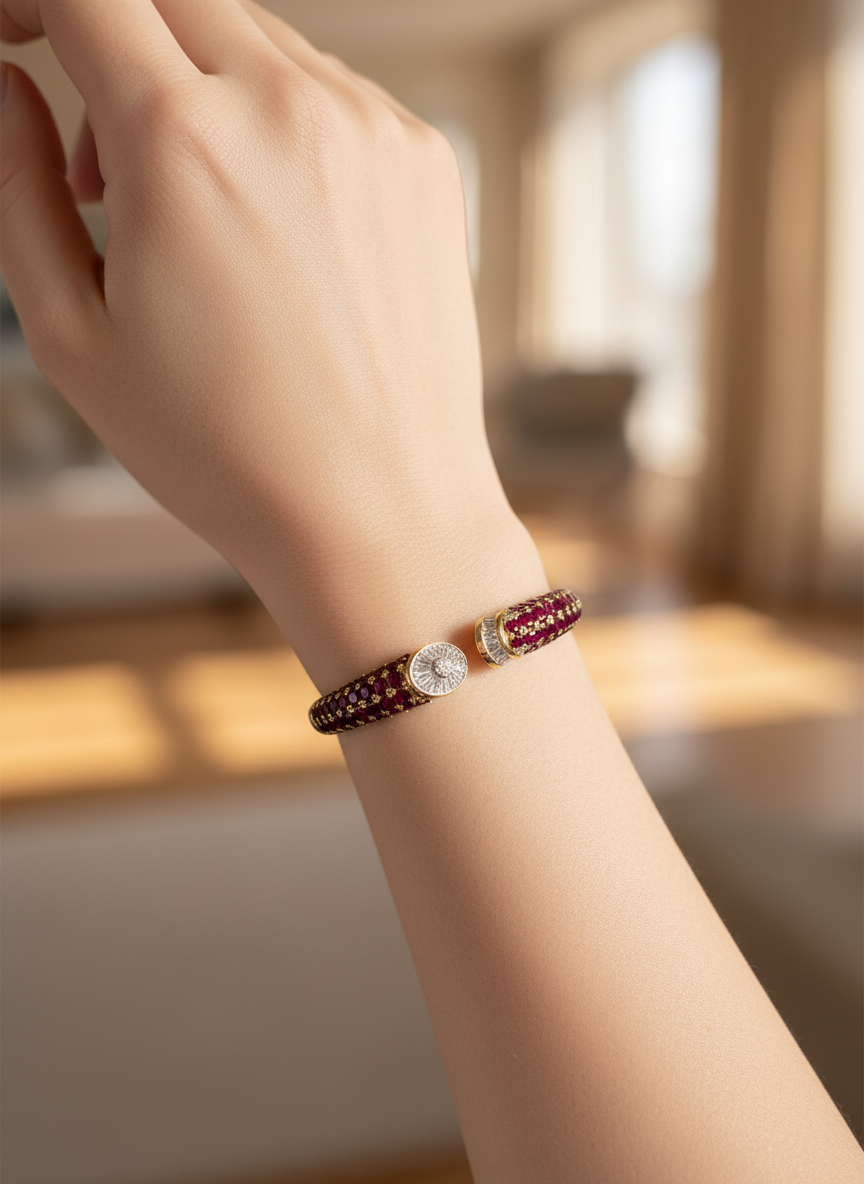 Zyphira Crest Lab Diamond Bracelet