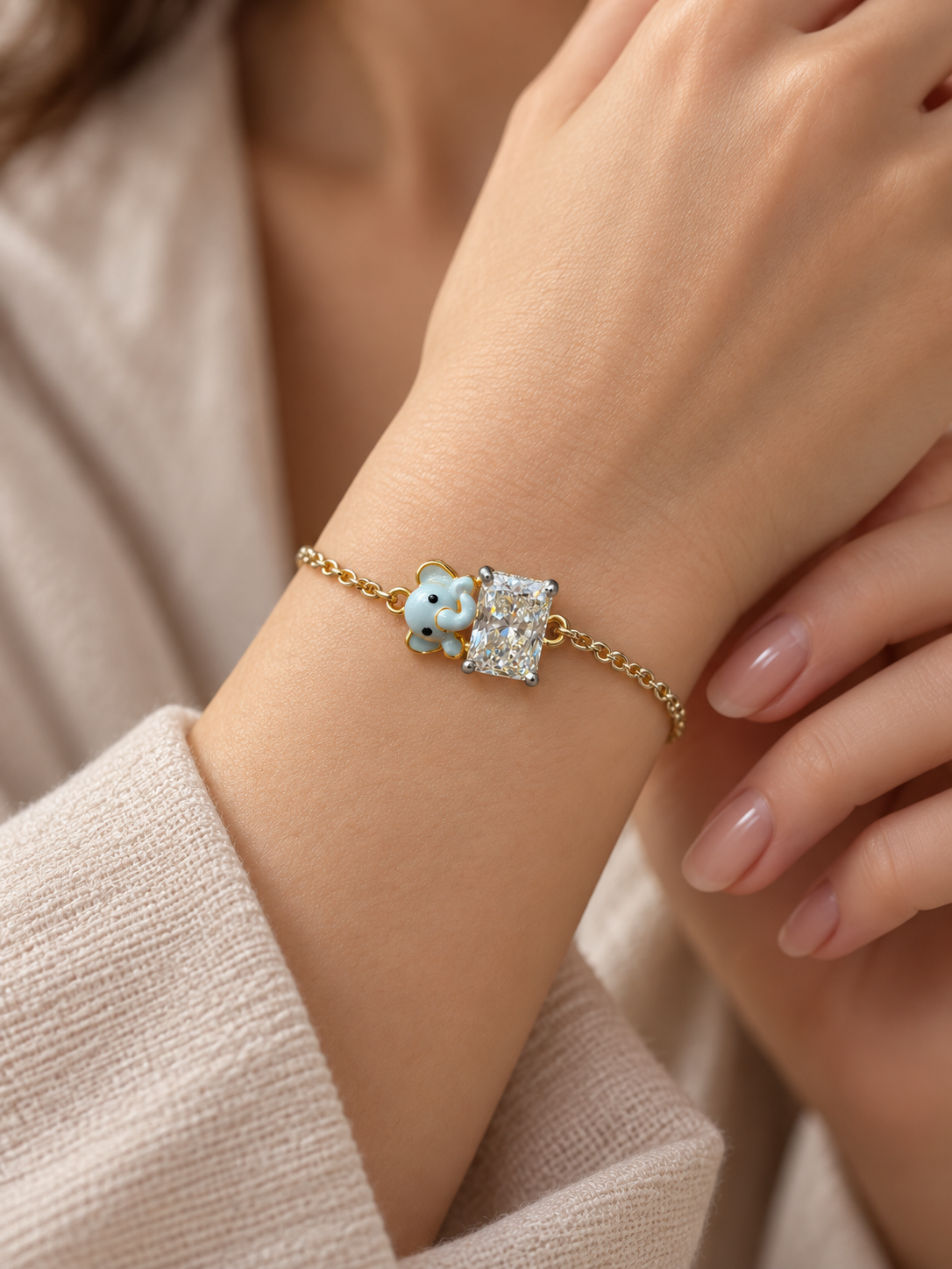 Elvith Calvorne Lab Grown Diamond Bracelet