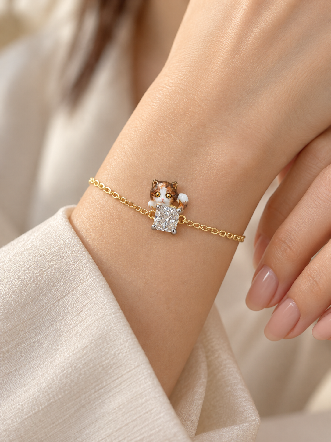 Nelvane Thyrvex Lab Grown Diamond Bracelet