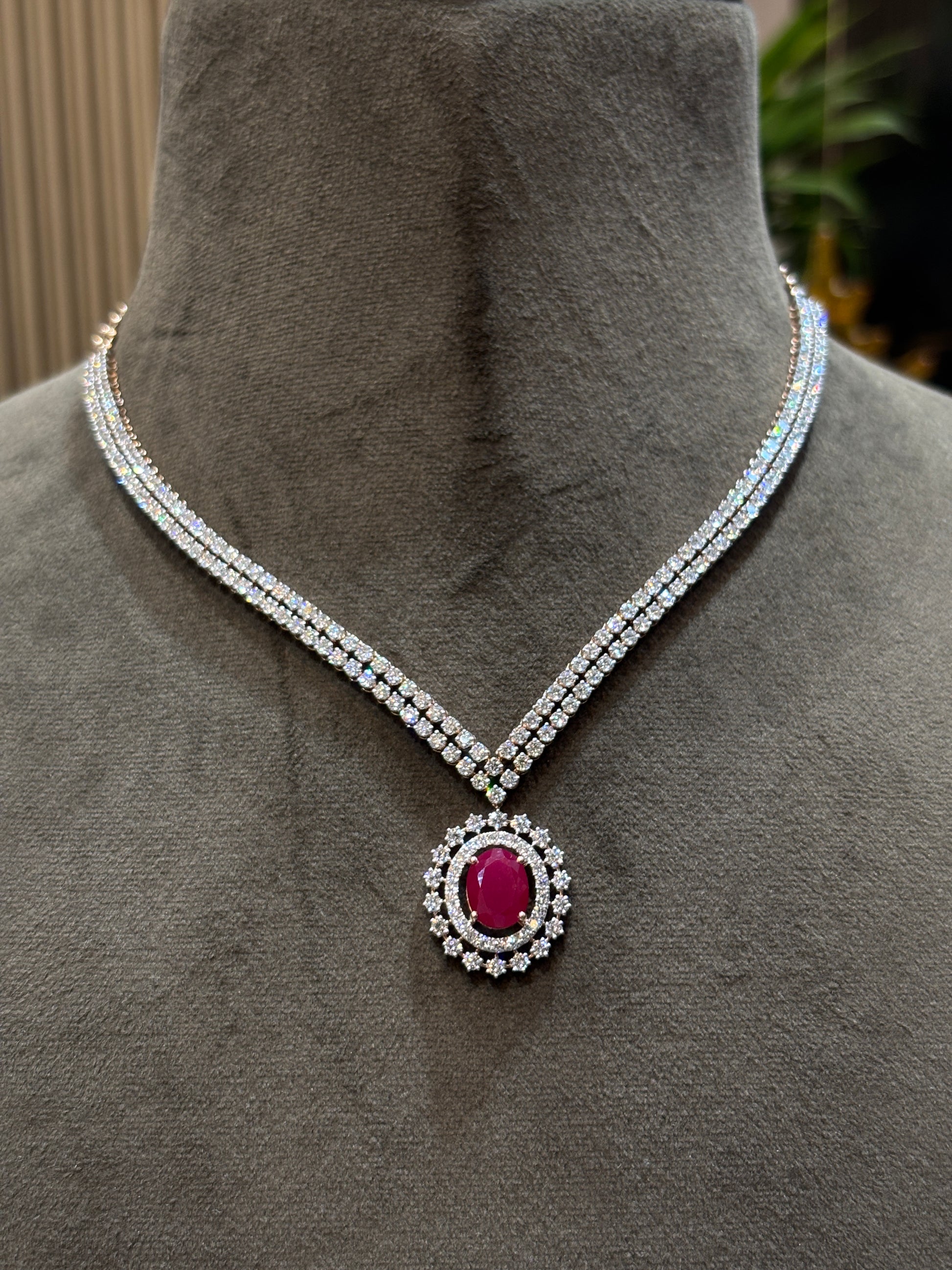 Luminous Eden Lab Diamond Necklace