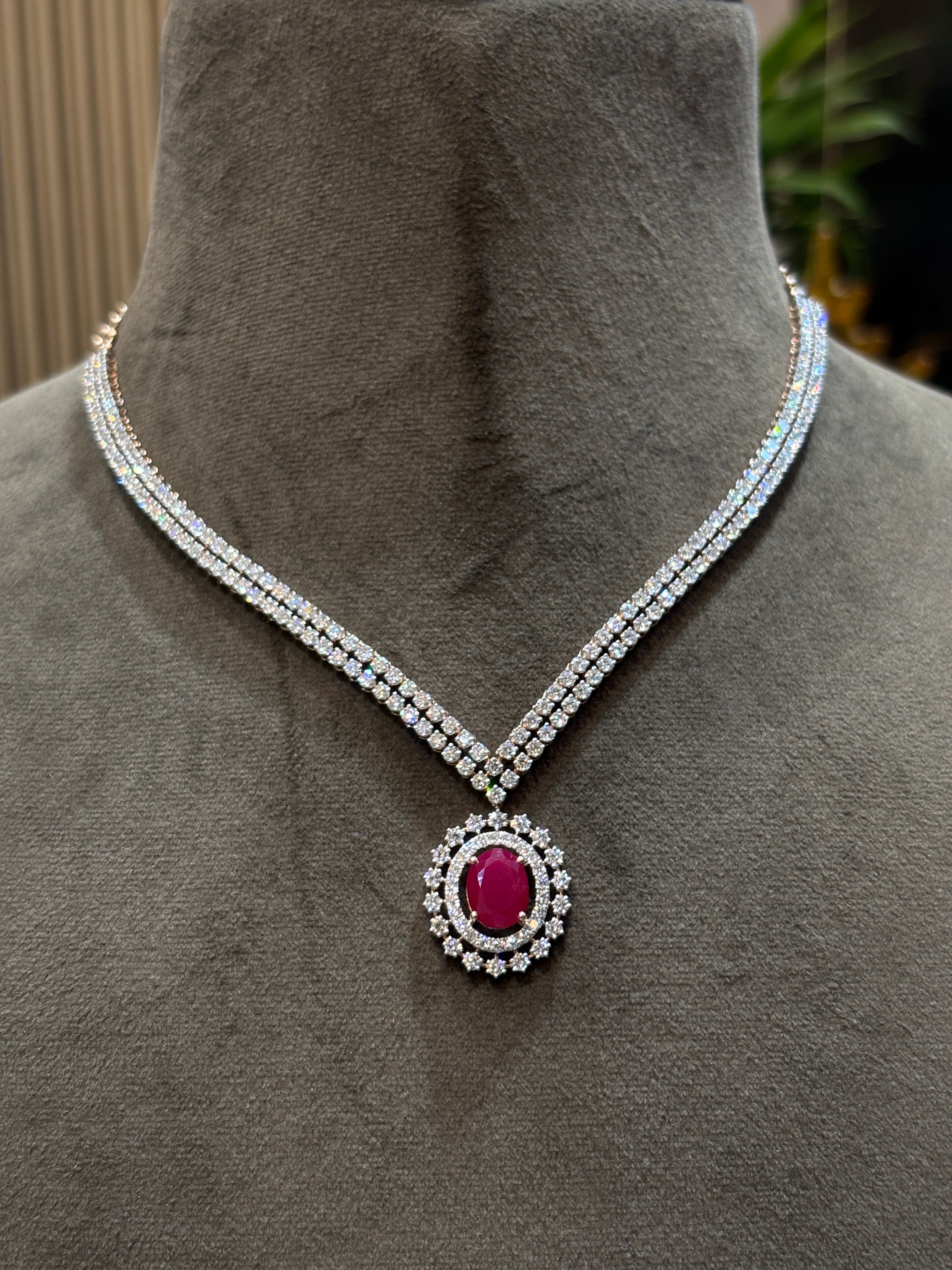 Luminous Eden Lab Diamond Necklace