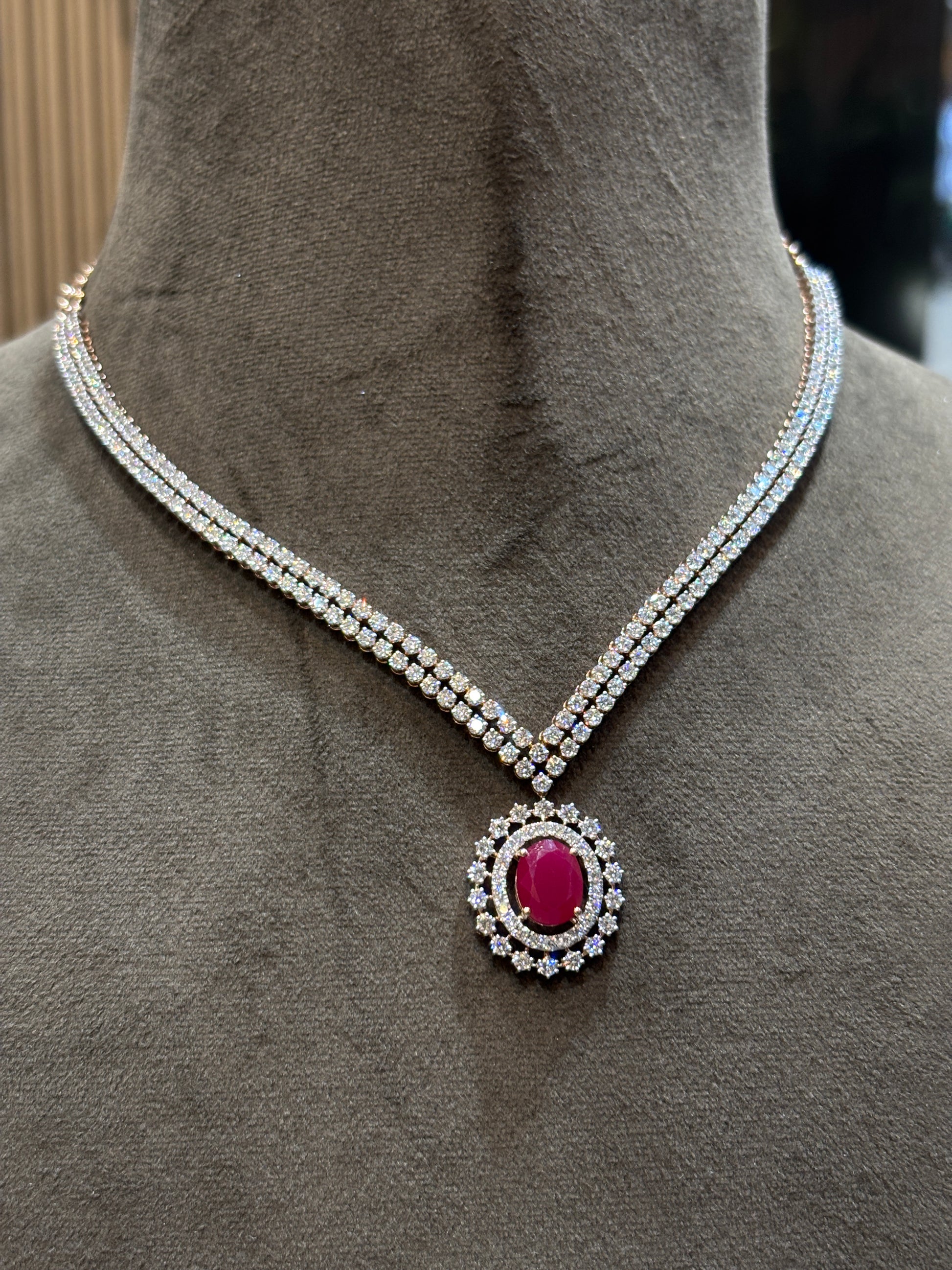 Luminous Eden Lab Diamond Necklace