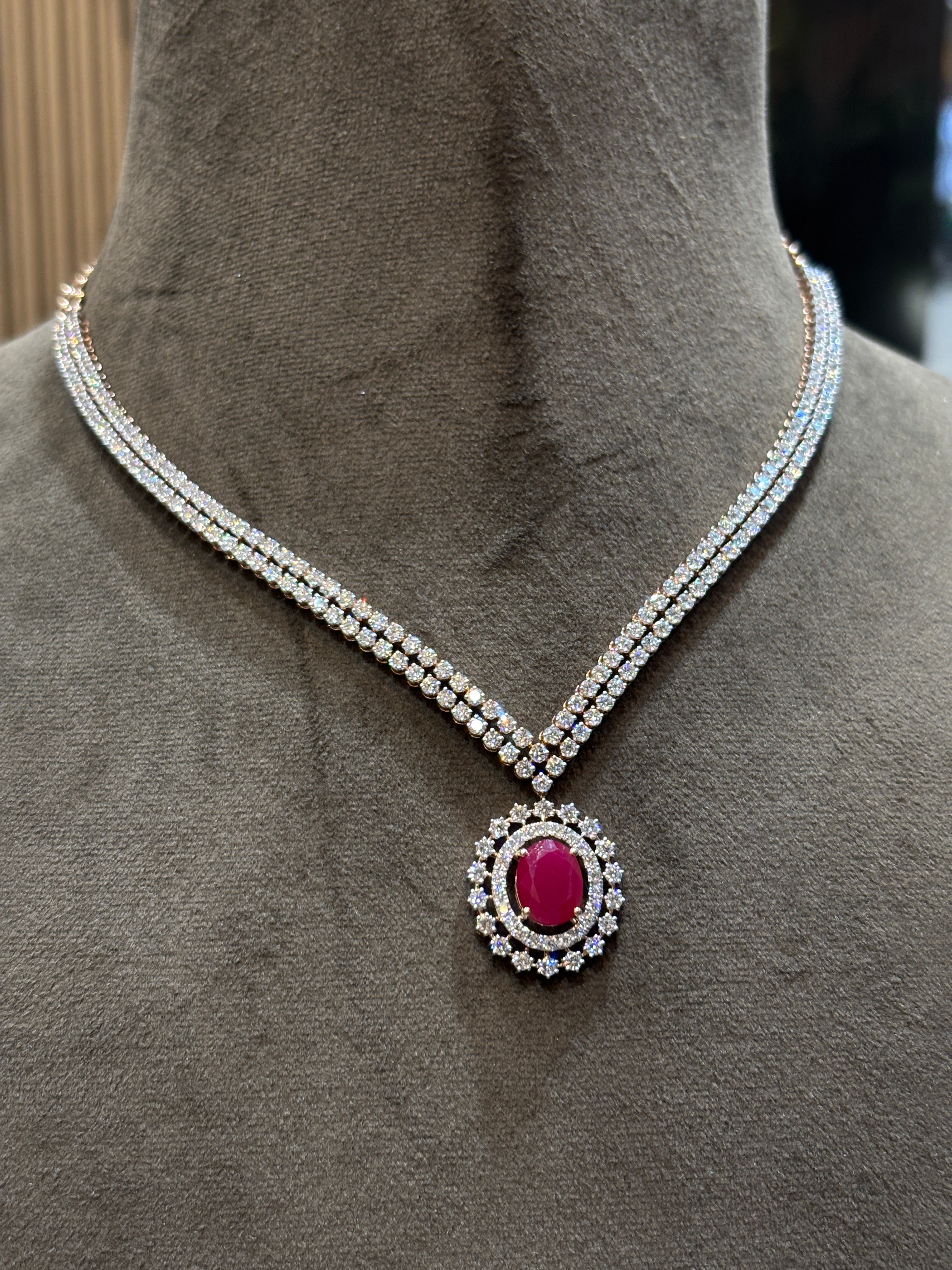 Luminous Eden Lab Diamond Necklace