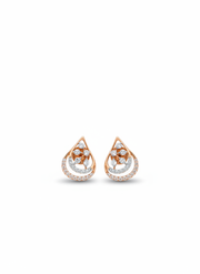 Ivory Halo Lab Diamond Earring