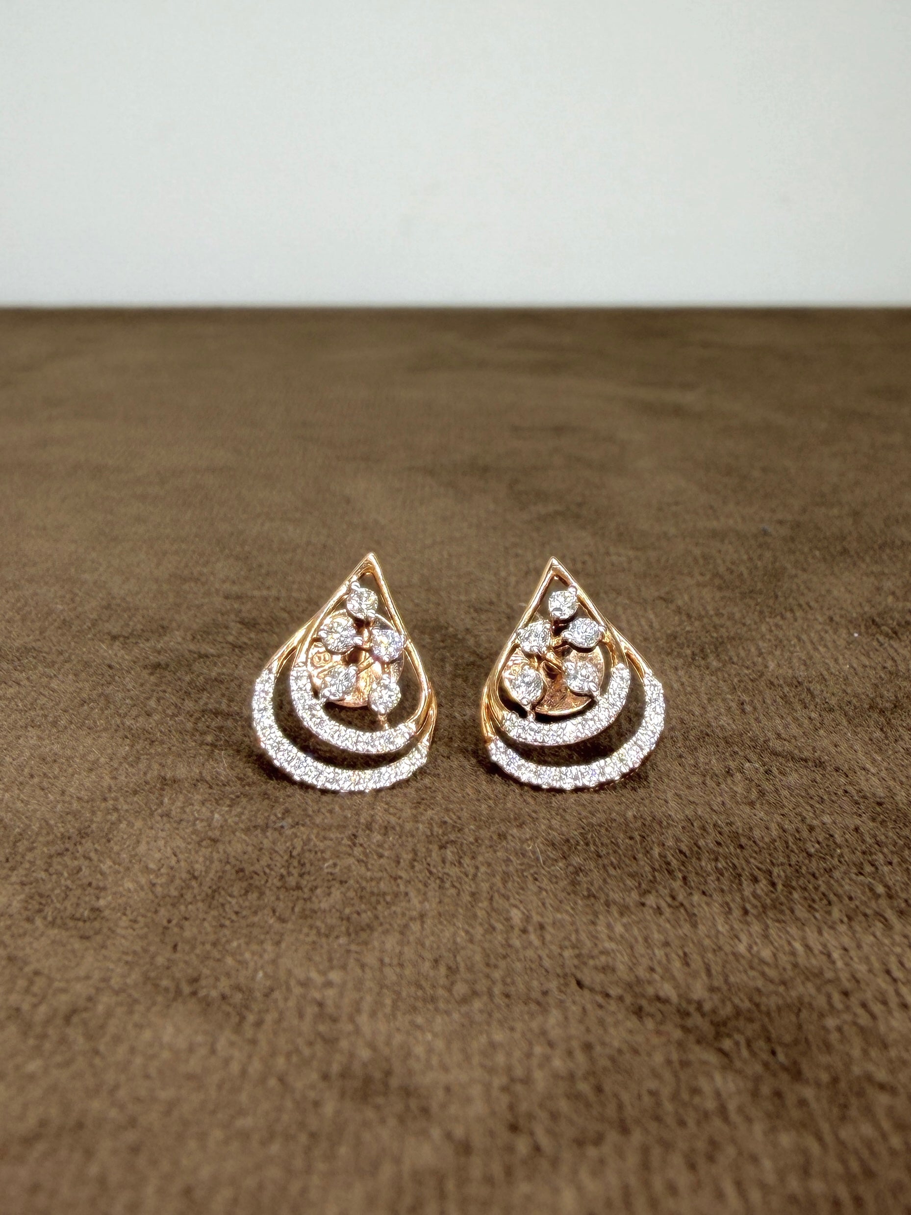Ivory Halo Lab Diamond Earring
