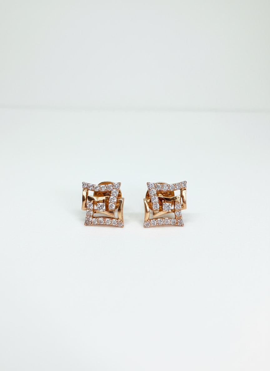 Amber Serenade Lab Diamond Earring