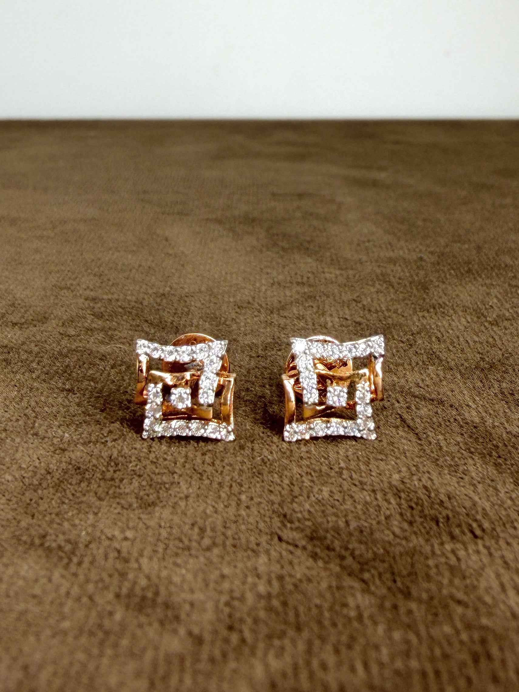 Amber Serenade Lab Diamond Earring