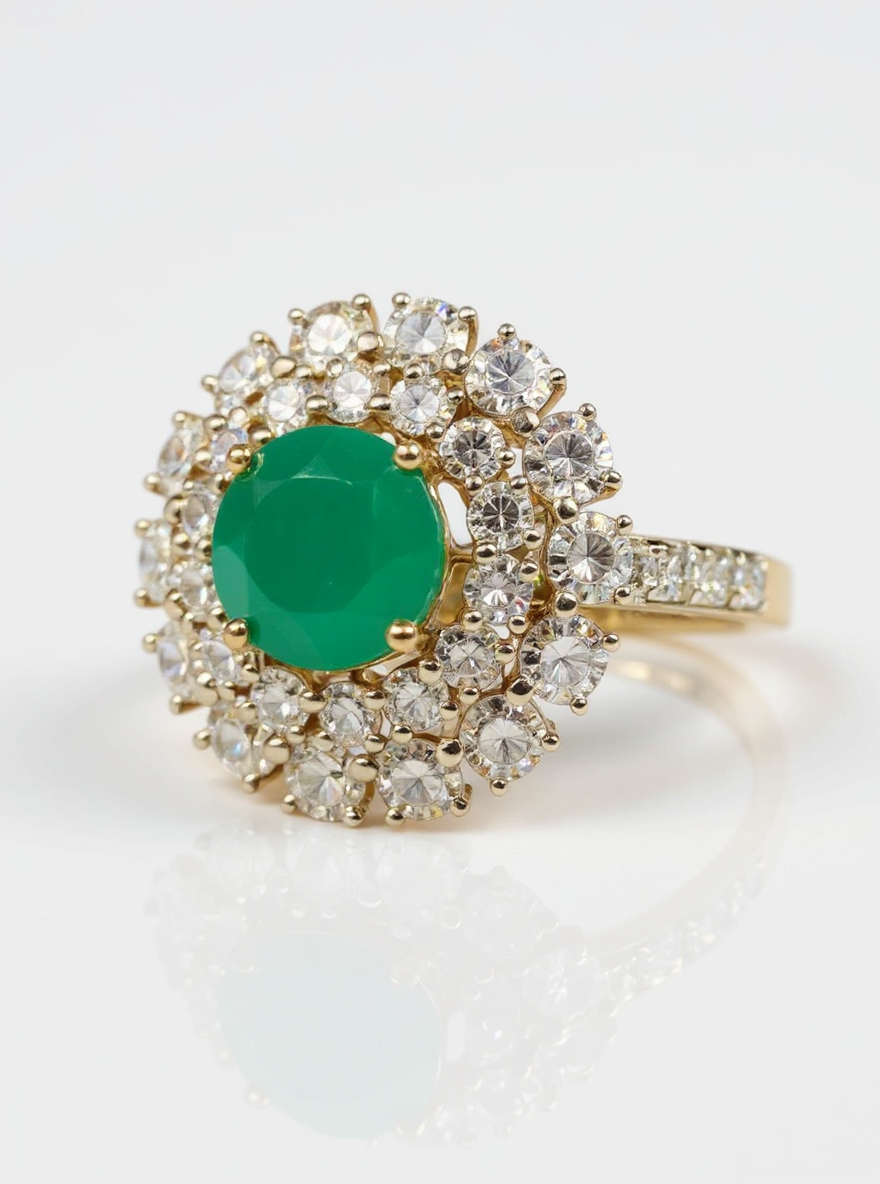 Ivory Spark Lab Diamond Ring