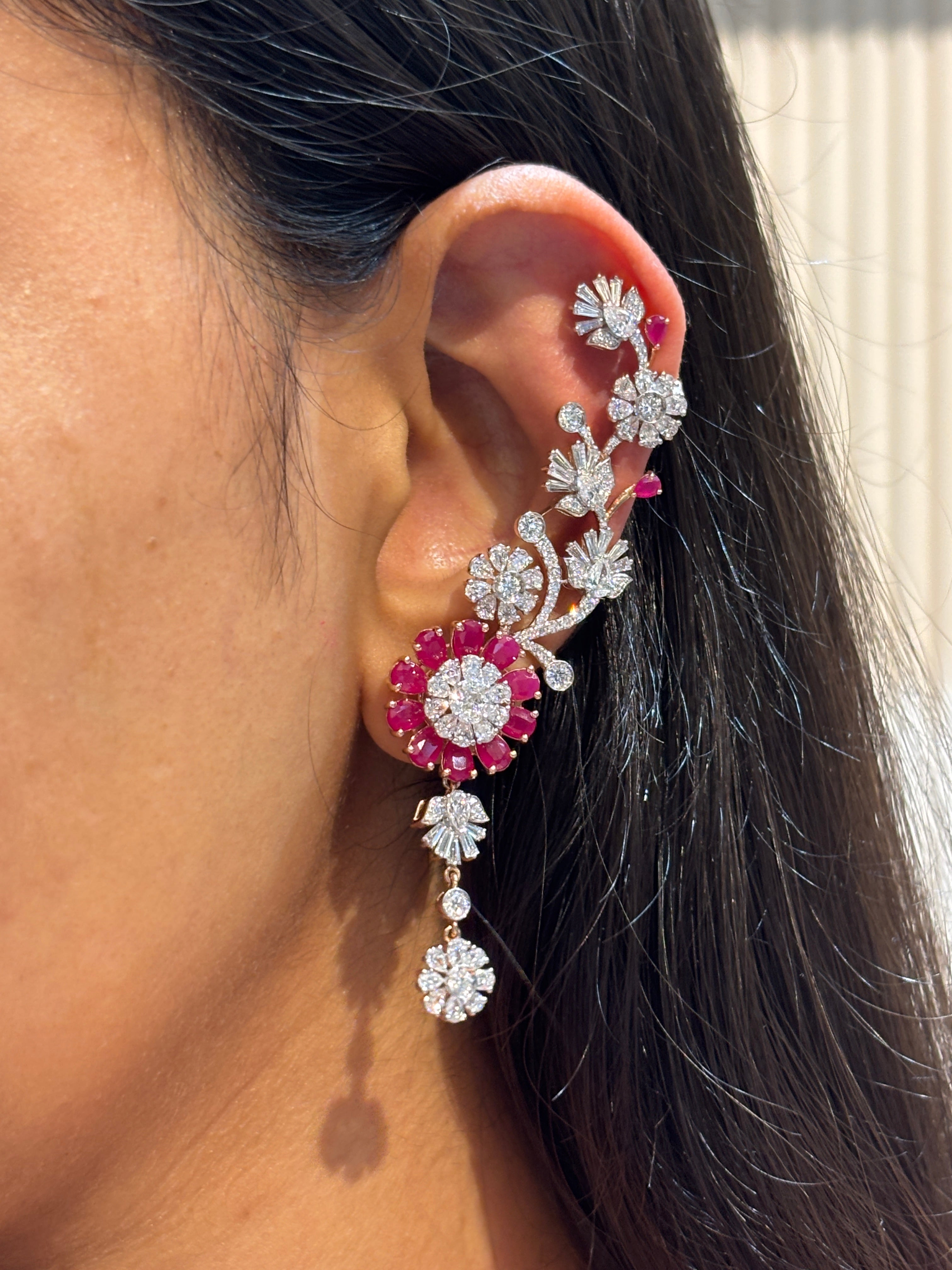 Harmony Shimmer Lab Diamond Earring