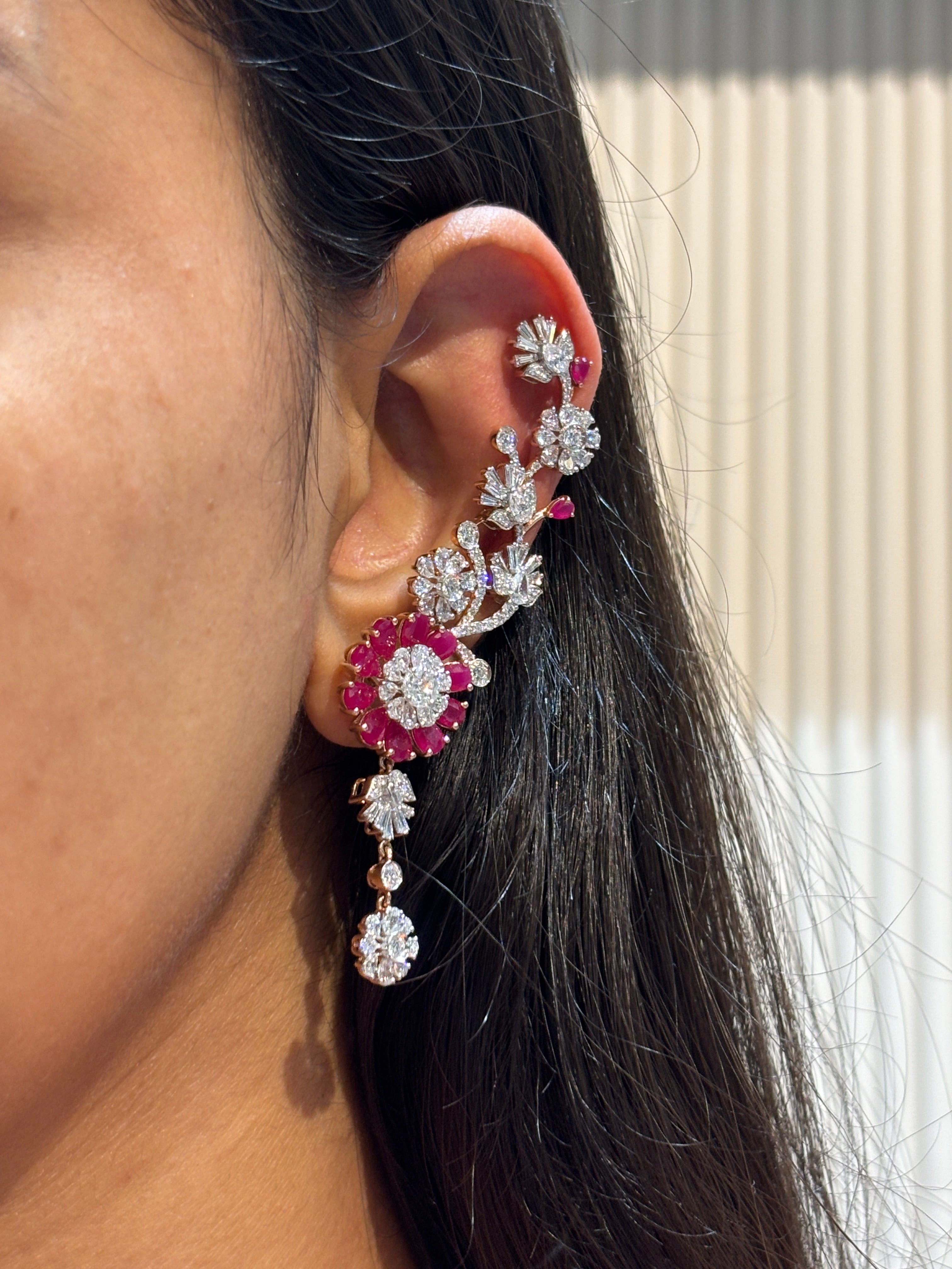 Harmony Shimmer Lab Diamond Earring