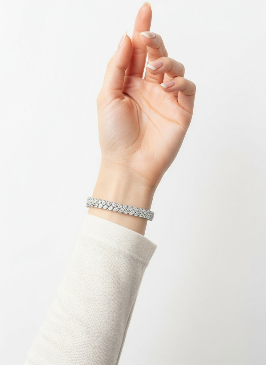 Solace Crest Lab Diamond Bangle