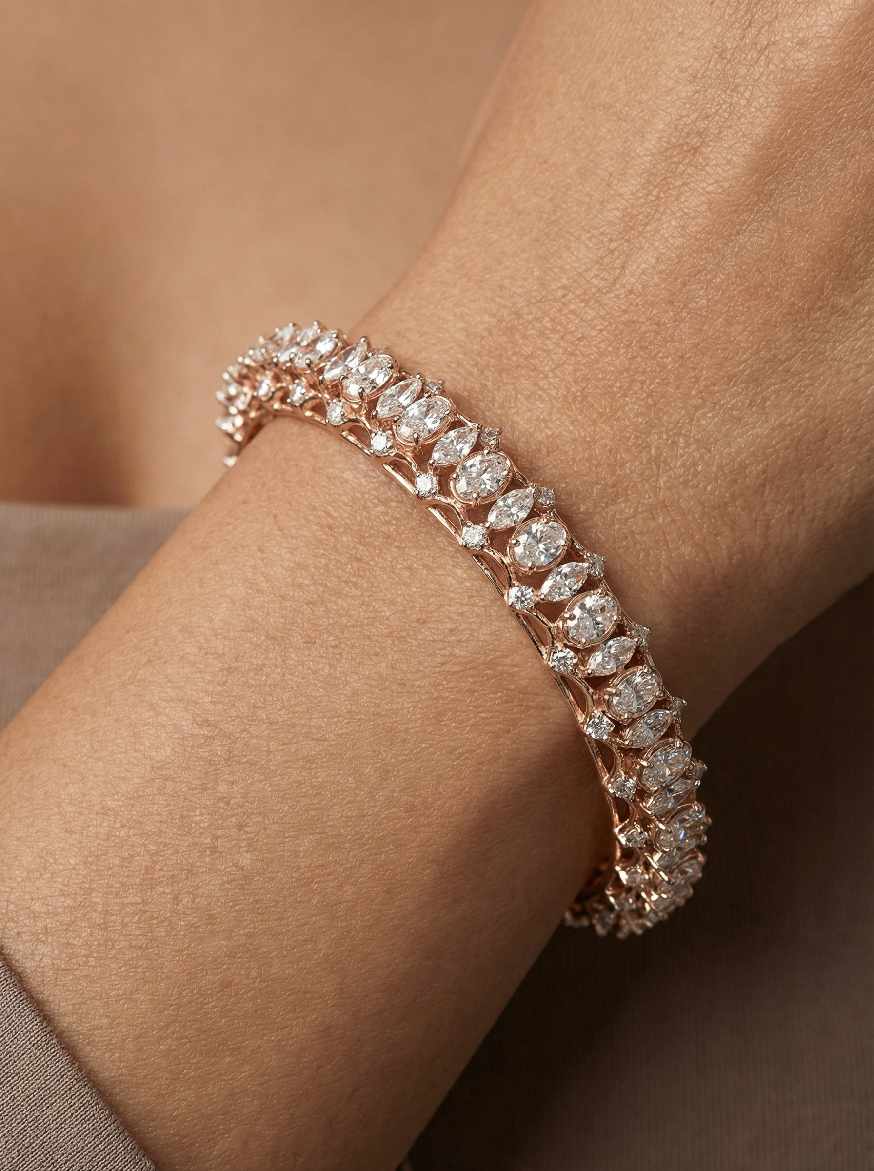 Mireva Sol Lab Diamond Bangle
