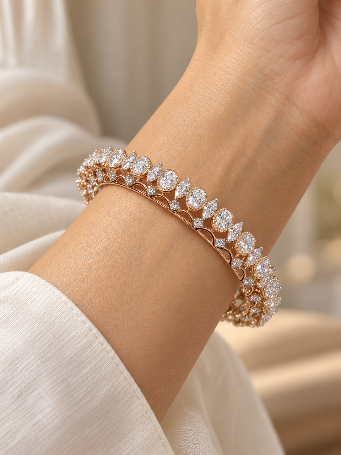 Vani Arc Lab Diamond Bangle