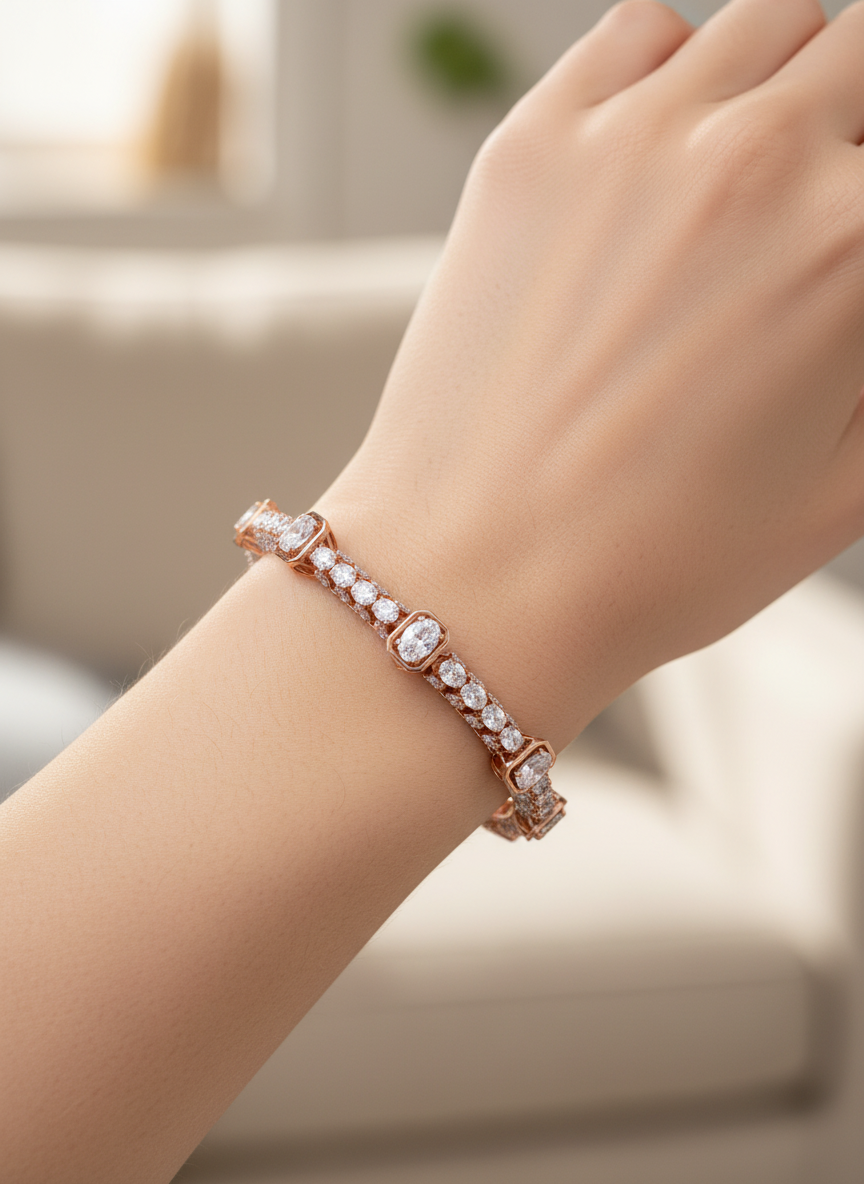 Virexis Arc Lab Diamond Bangle