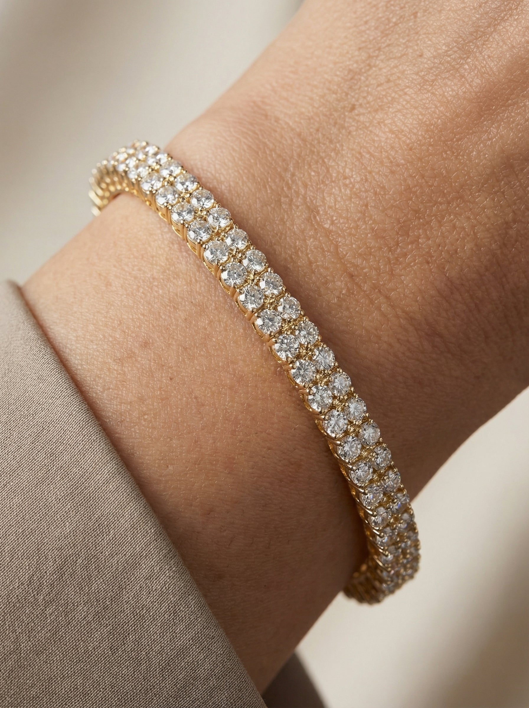 Solviera Lune Lab Diamond Bangle