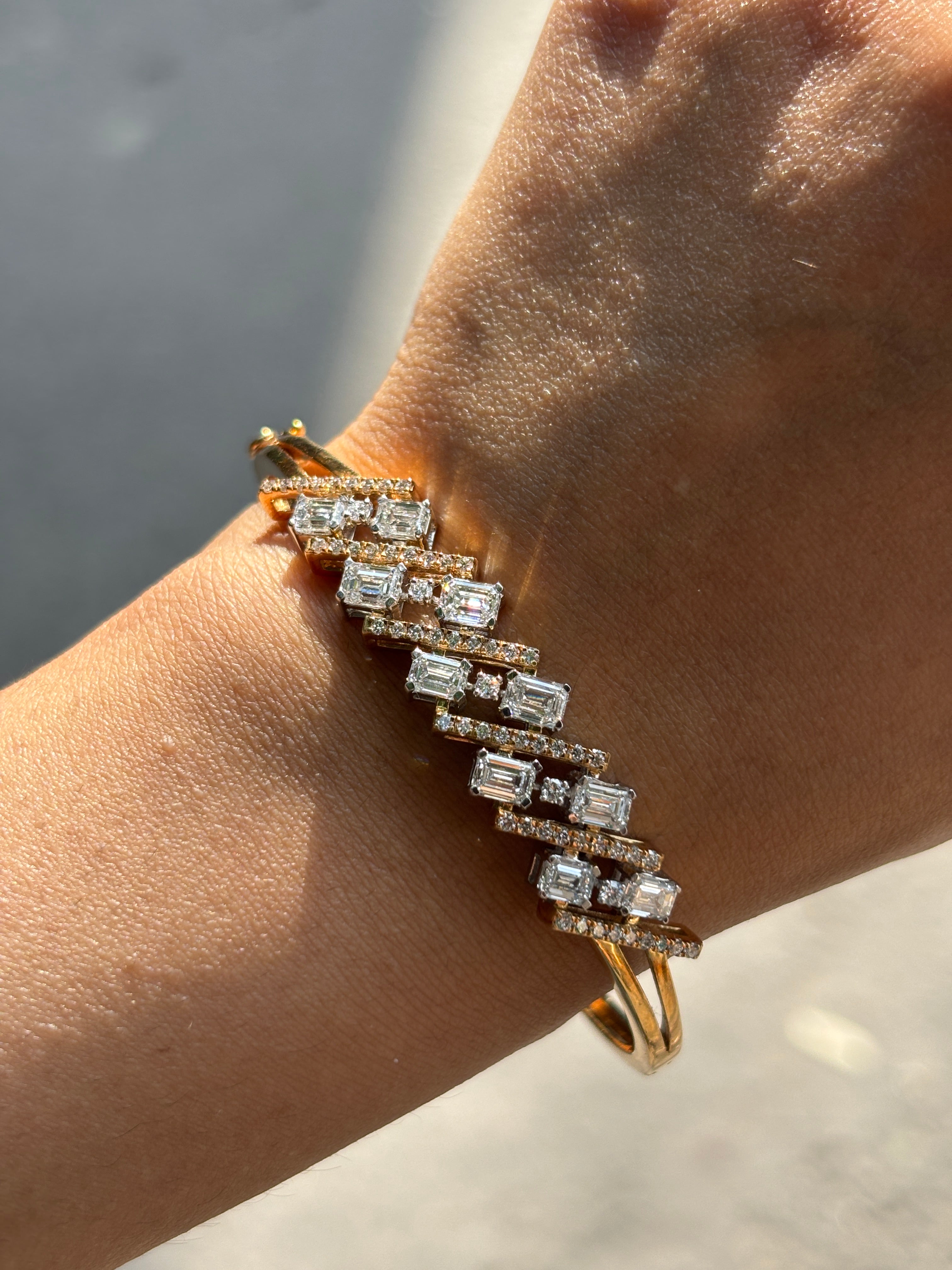Celeste Charm Lab Diamond Bracelet