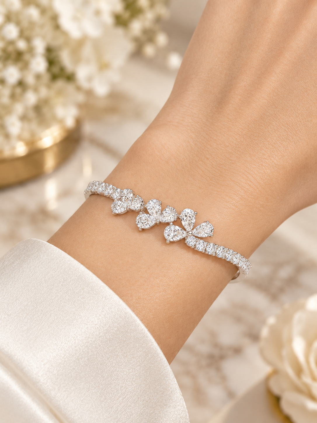 Pyrene Drolith Lab Grown Diamond Bracelet