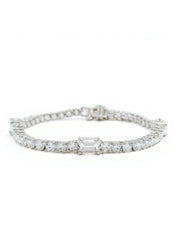 Crystal Gleam Lab Diamond Bracelet