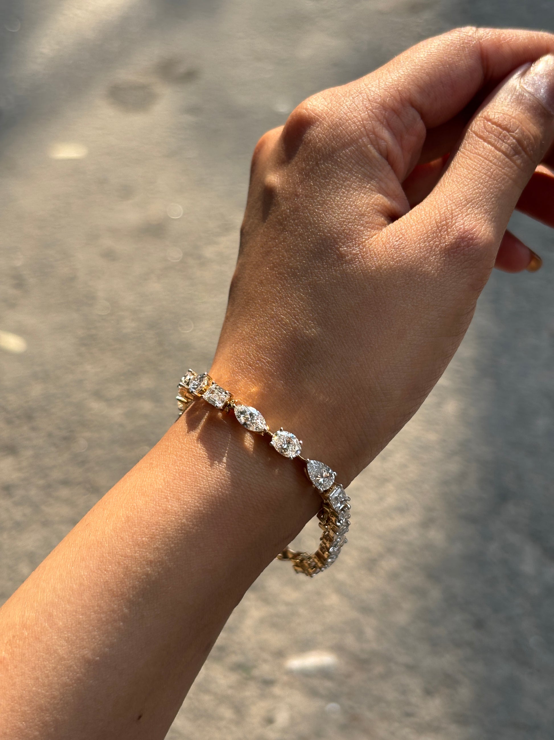Luminous Crest Lab Diamond Bracelet
