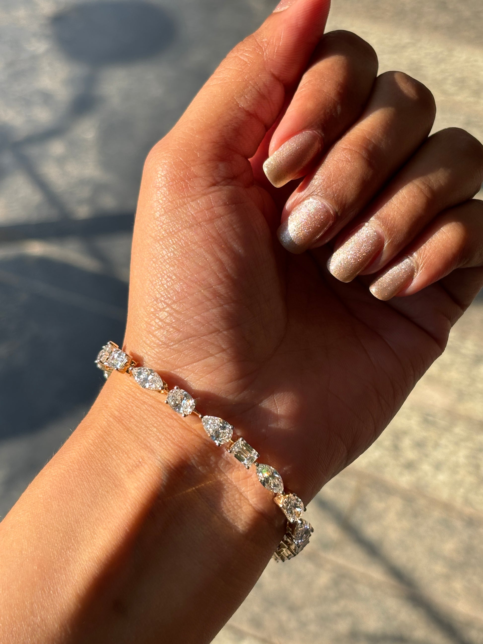 Luminous Crest Lab Diamond Bracelet