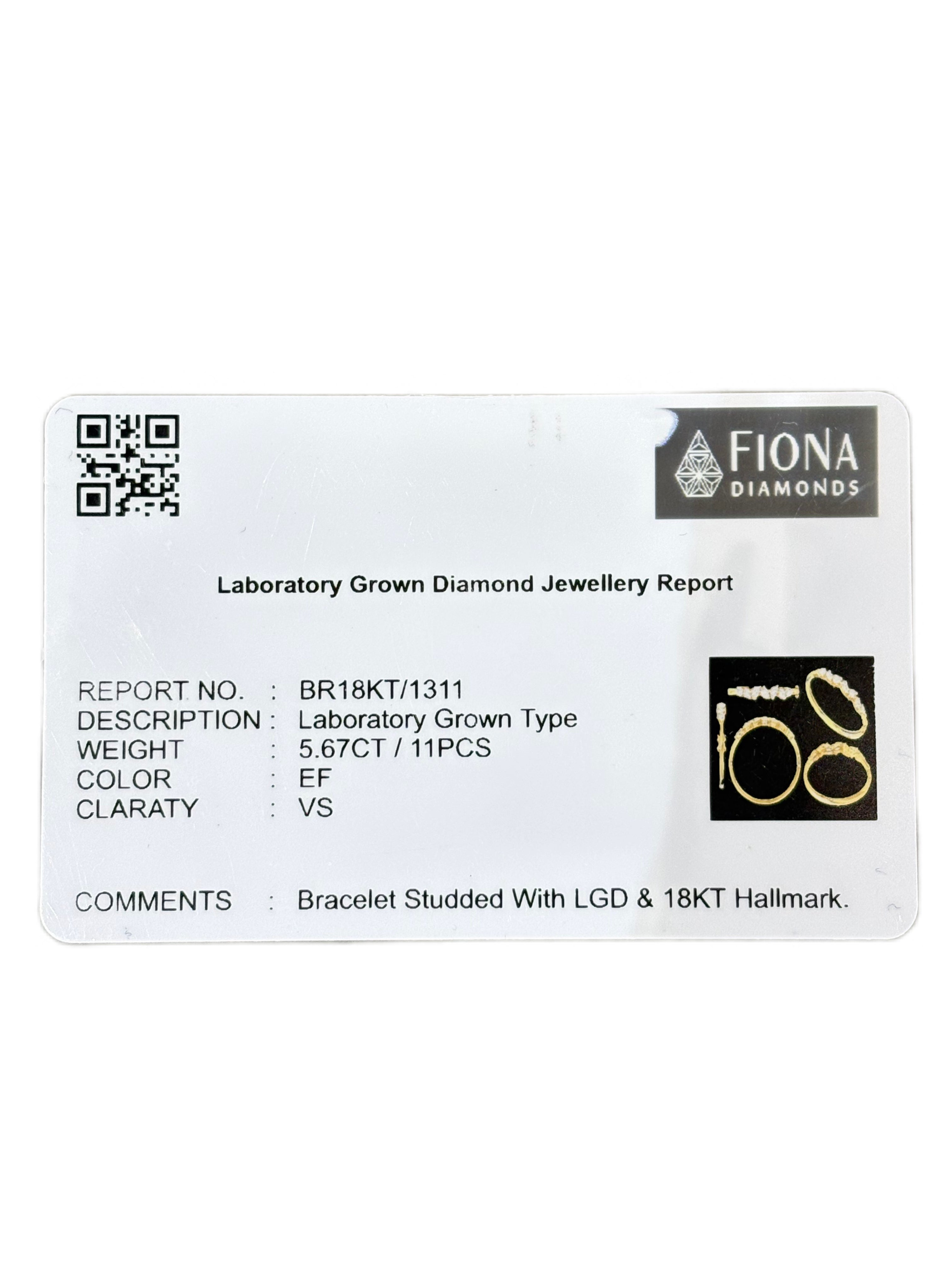 Fleur Arc Lab Diamond Bracelet