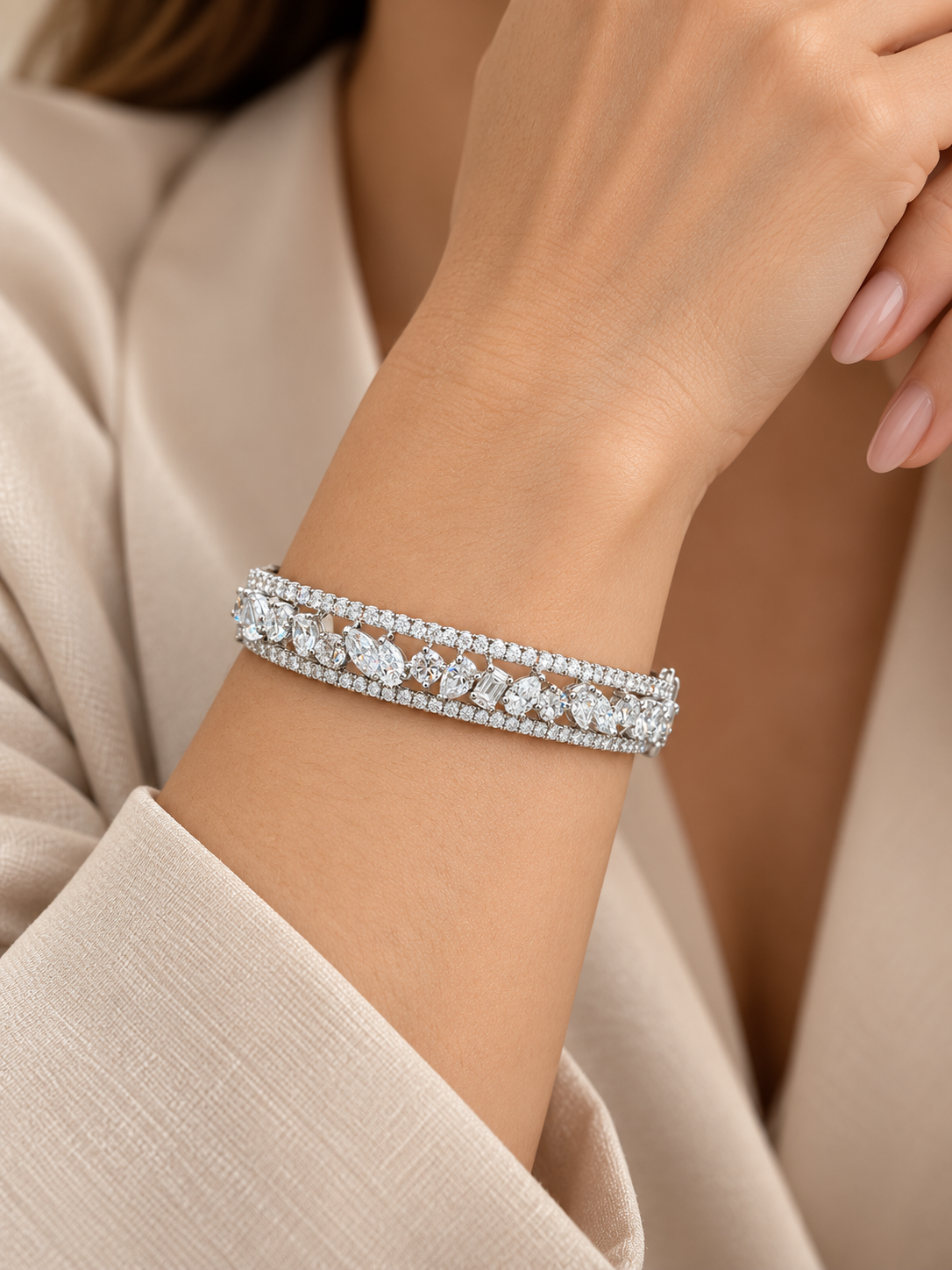 Celeste Drift Lab Diamond Bracelet