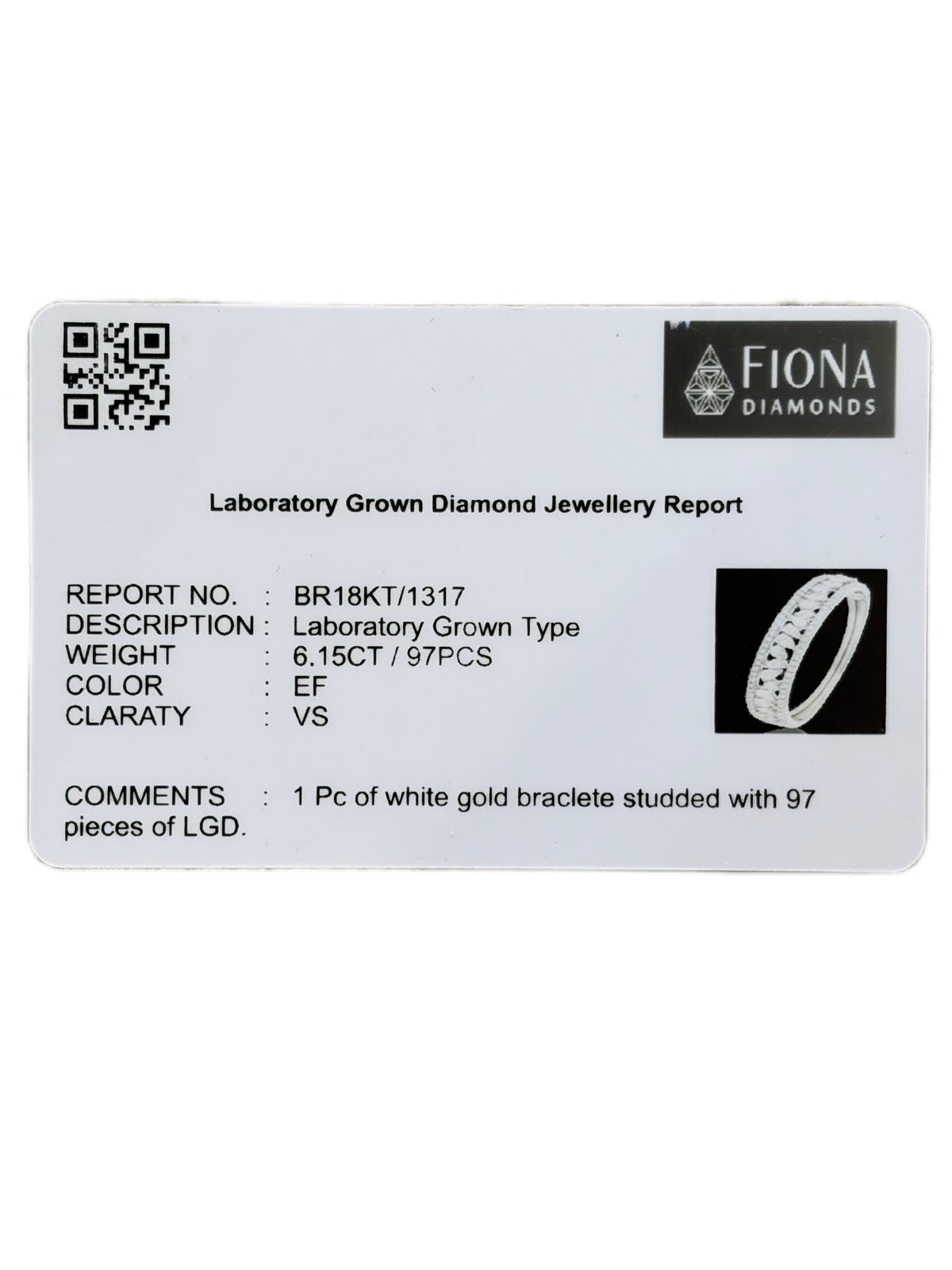 Celeste Drift Lab Diamond Bracelet