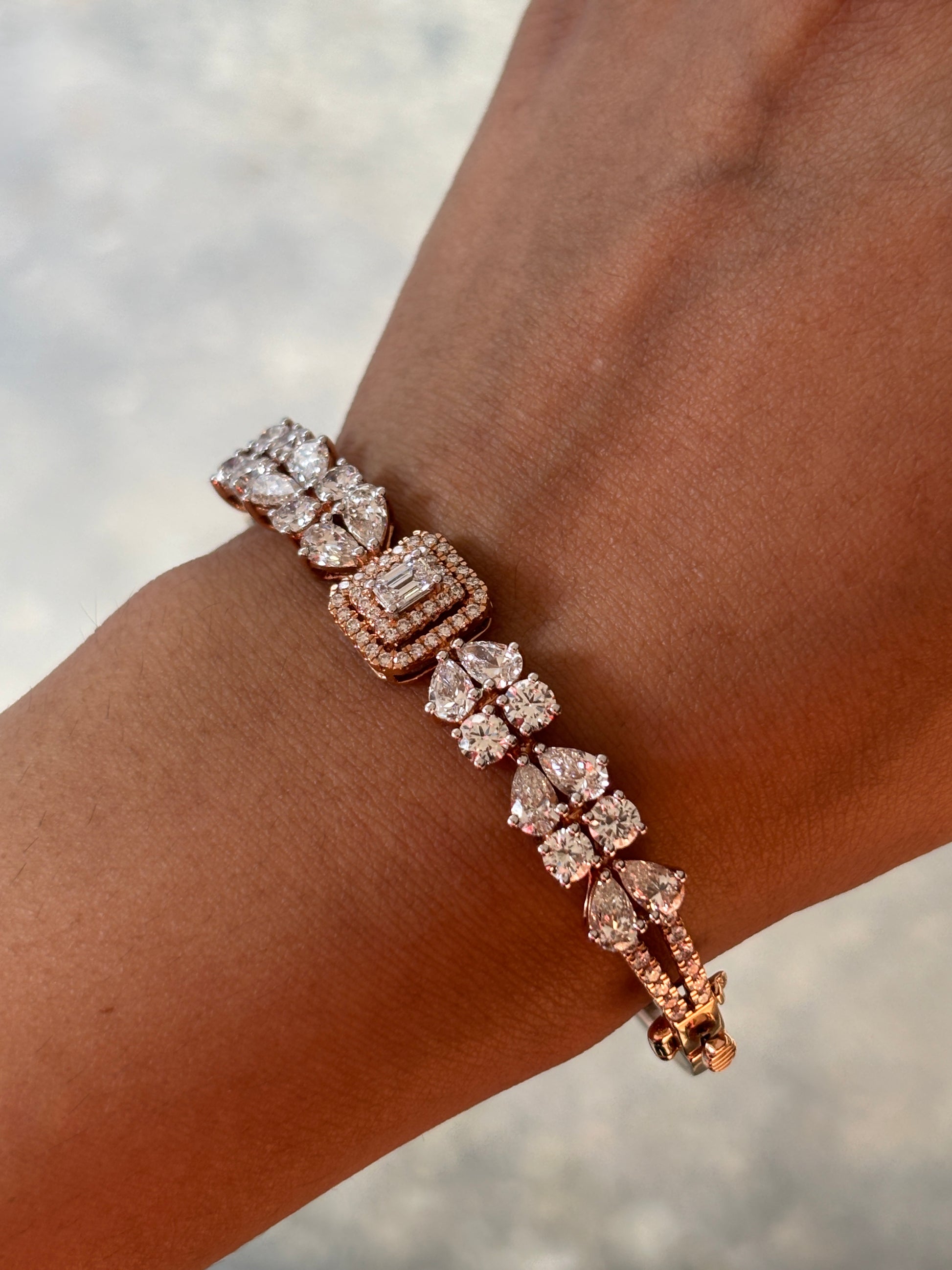 Serene Mirage Lab Diamond Bracelet