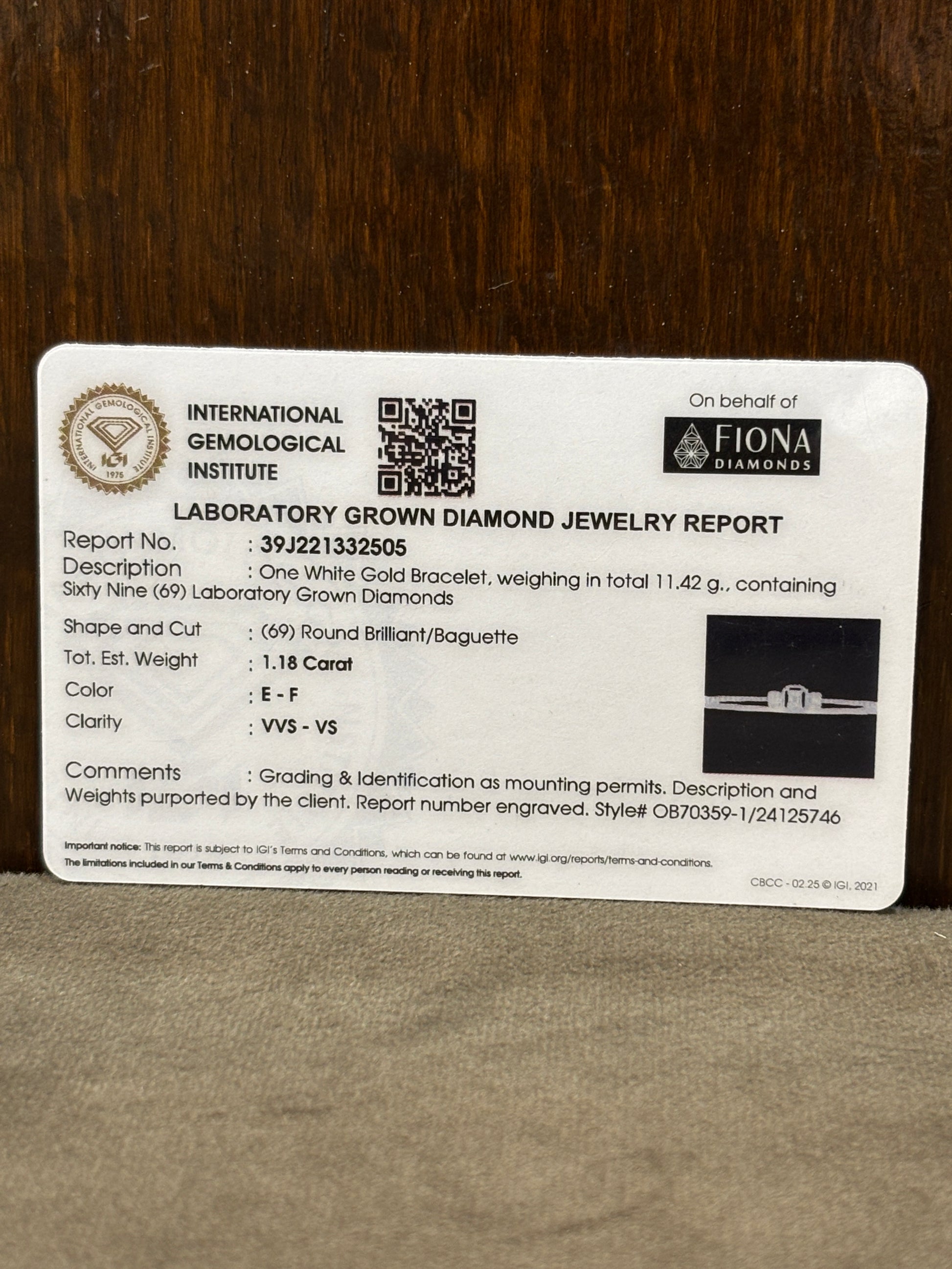 Golden Mirage Lab Diamond Bracelet