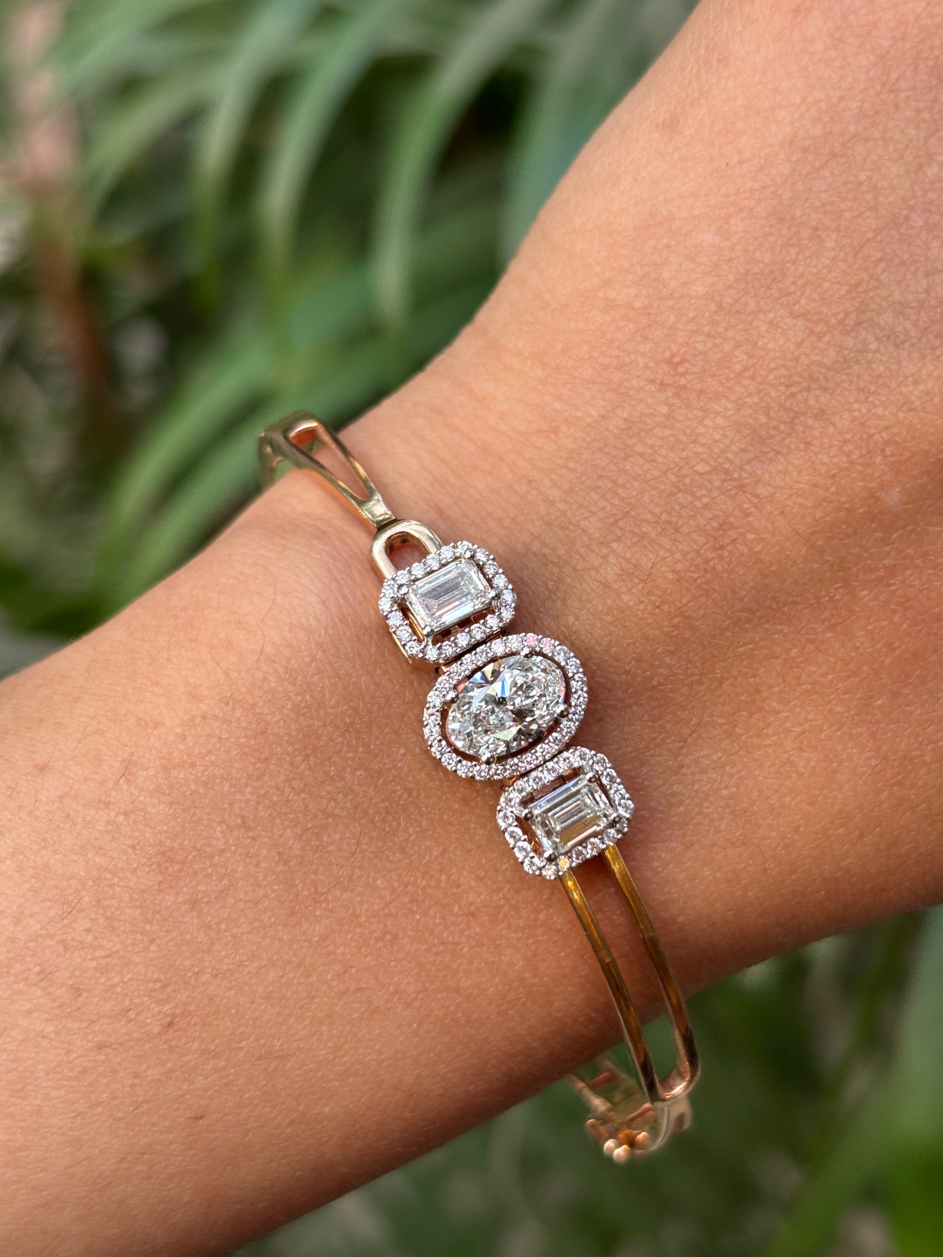 Golden Mirage Lab Diamond Bracelet